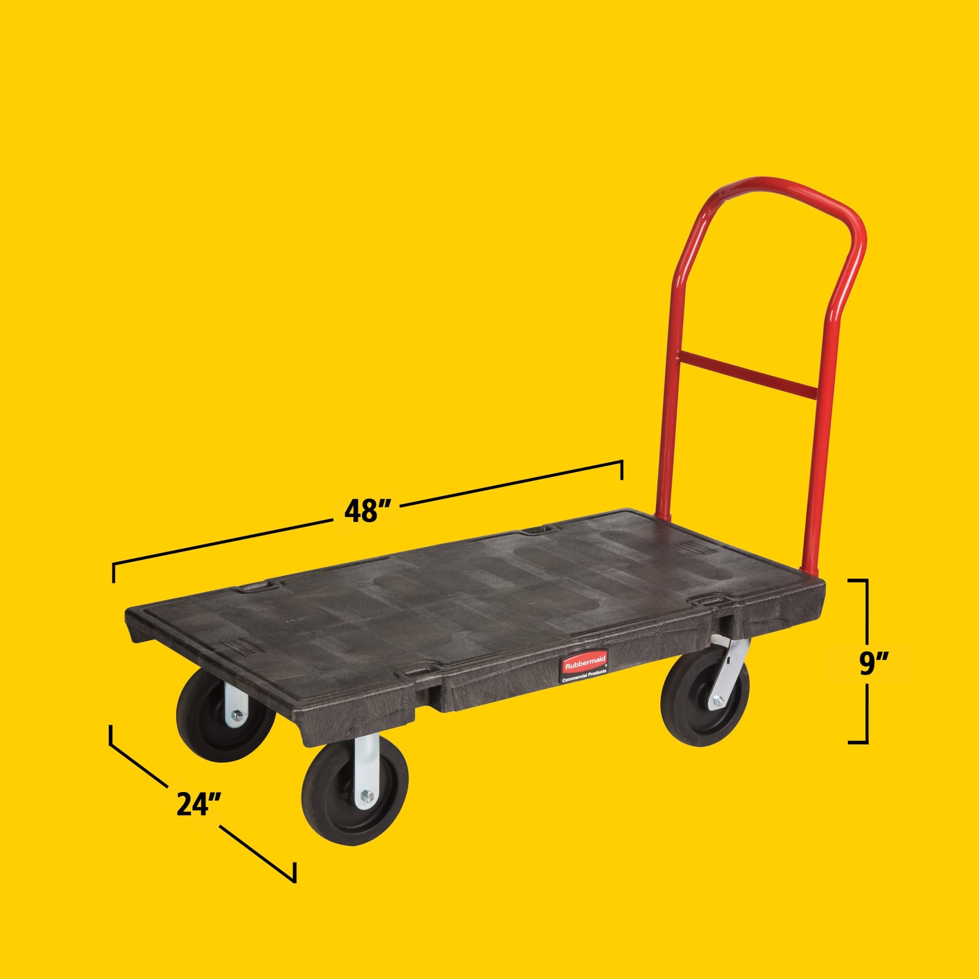 The Heavy-Duty Platform Truck is ideal for moving large, heavy, oversized loads efficiently throughout a facility with up to 2,000 lb. capacity.