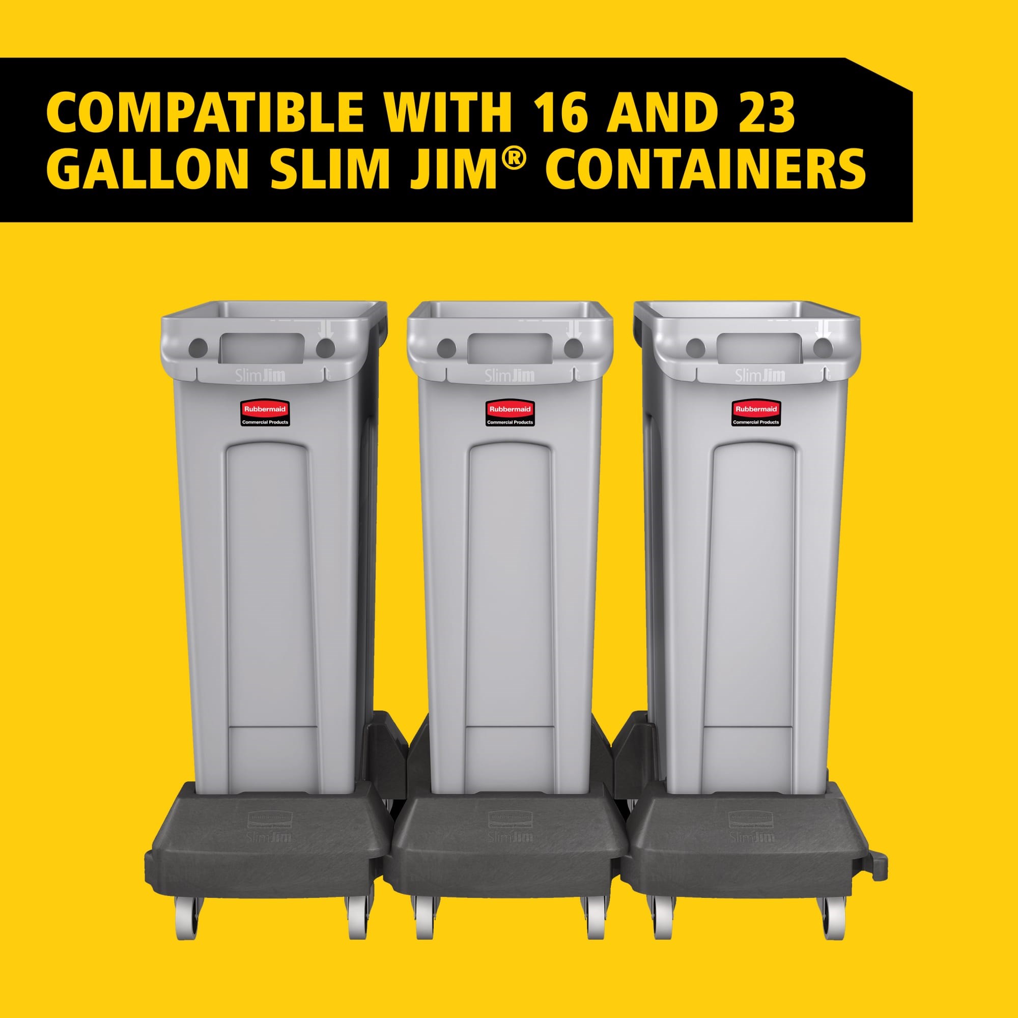 Slim Jim® Resin Dolly is designed to support and transport Vented Slim Jim® containers smoothly and efficiently through any commercial facility.