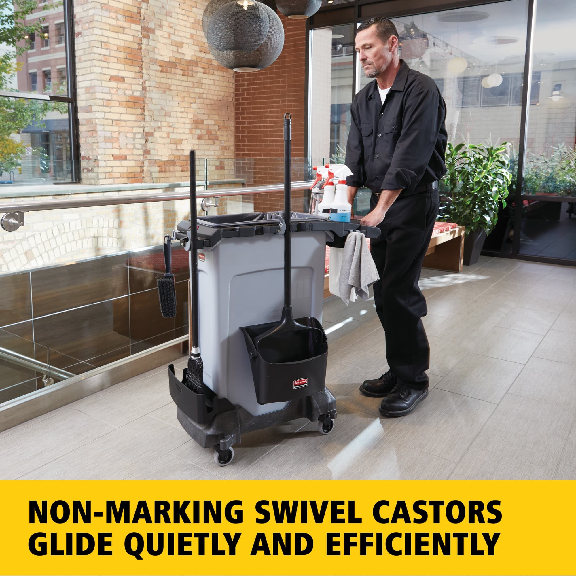 Slim Jim® Resin Dolly is designed to support and transport Vented Slim Jim® containers smoothly and efficiently through any commercial facility.