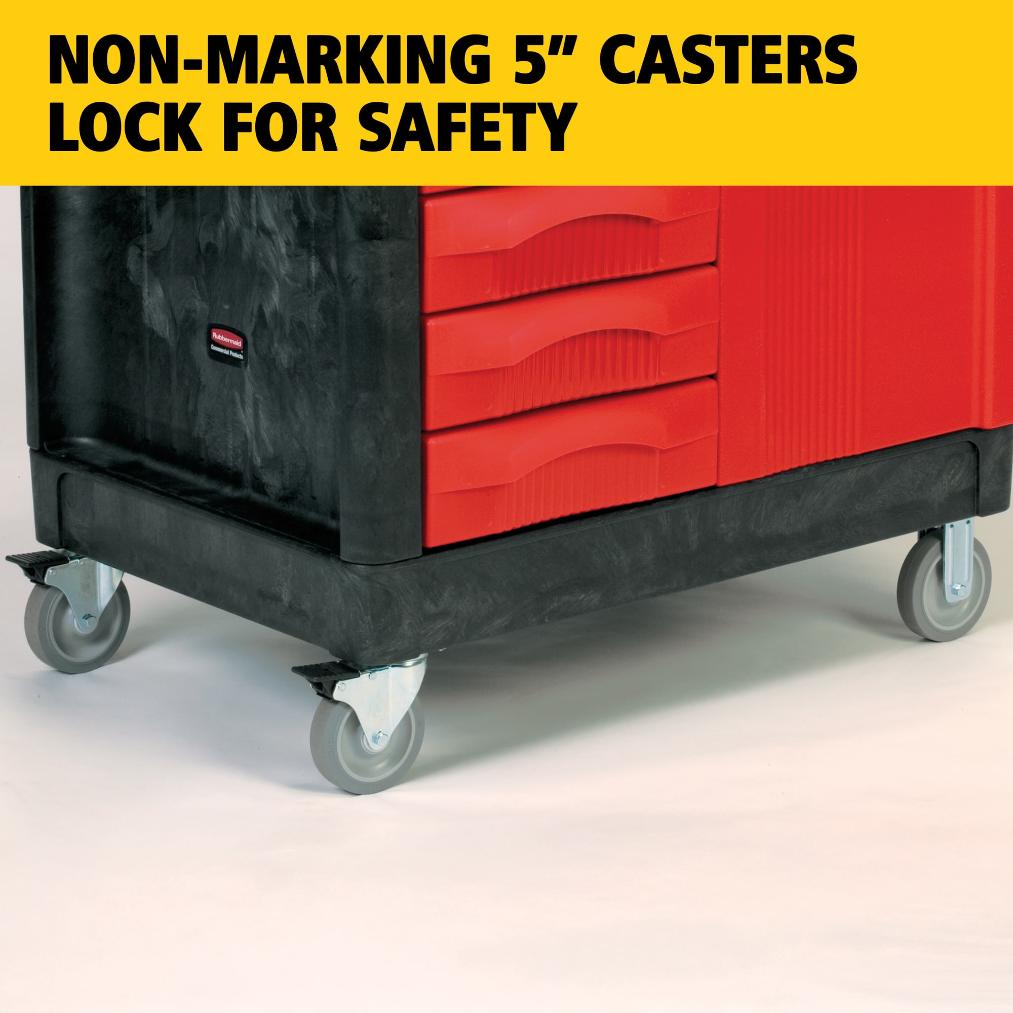 Le chariot Rubbermaid TradeMaster 4 tiroirs transporte facilement les outils et accessoires là où vous en avez besoin.