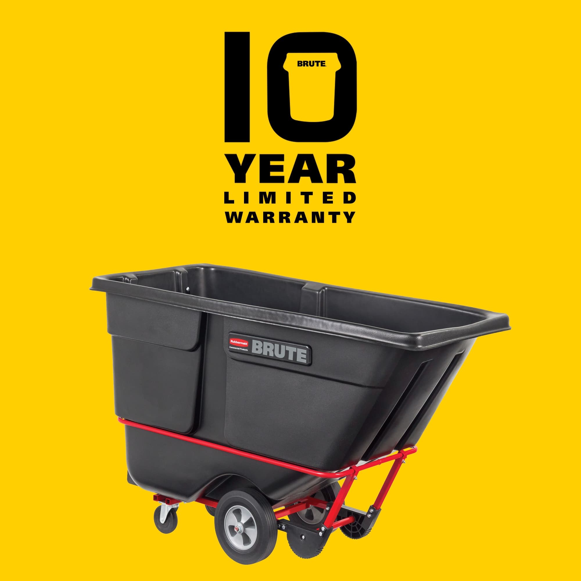 The BRUTE Standard Duty Tilt Truck has industrial strength construction and can transport heavy loads up to 1,250 lbs. with ease.