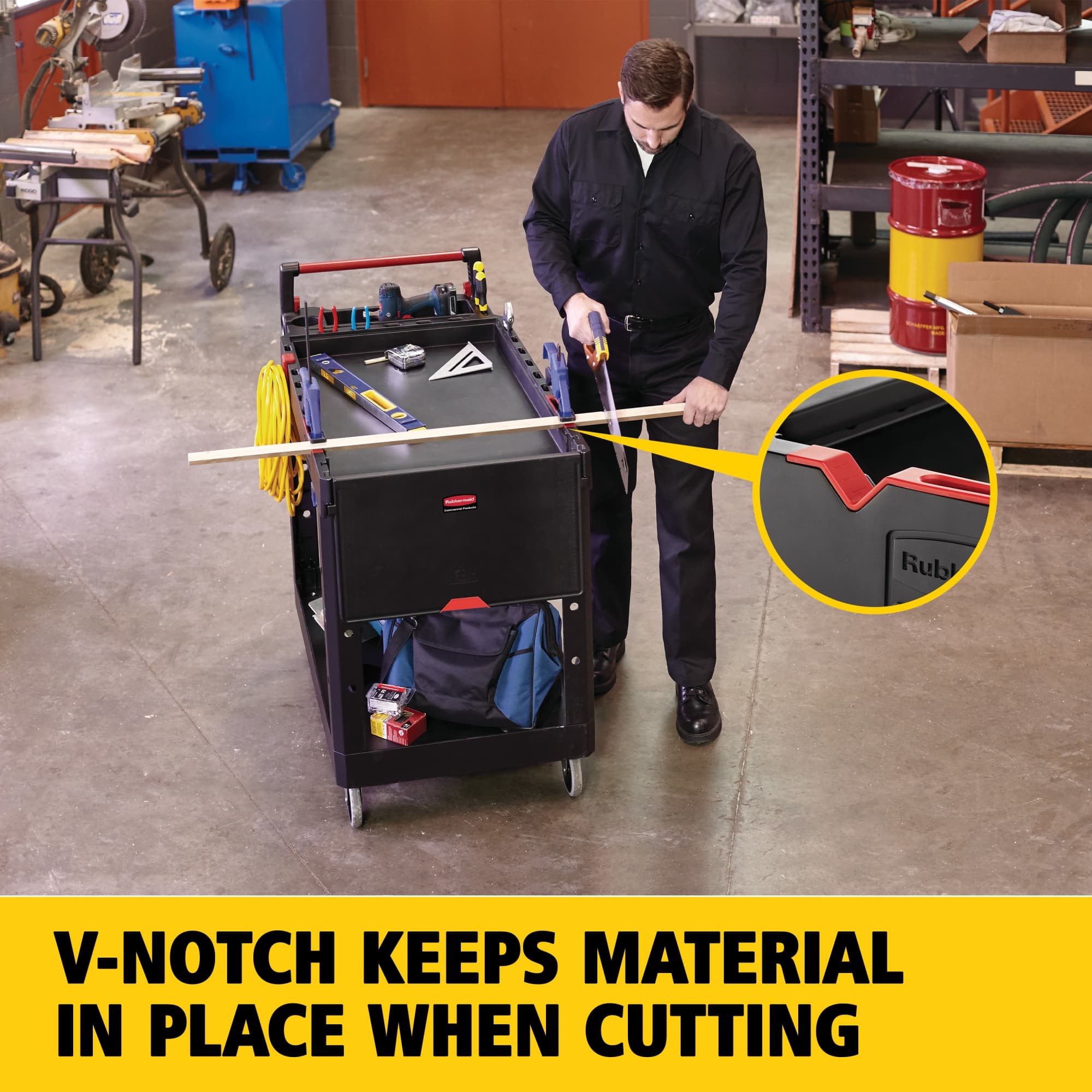 The Heavy-Duty Adaptable Cart provides superior versatility for tackling whatever task is at hand. Built to ensure safe material transport and improve productivity.