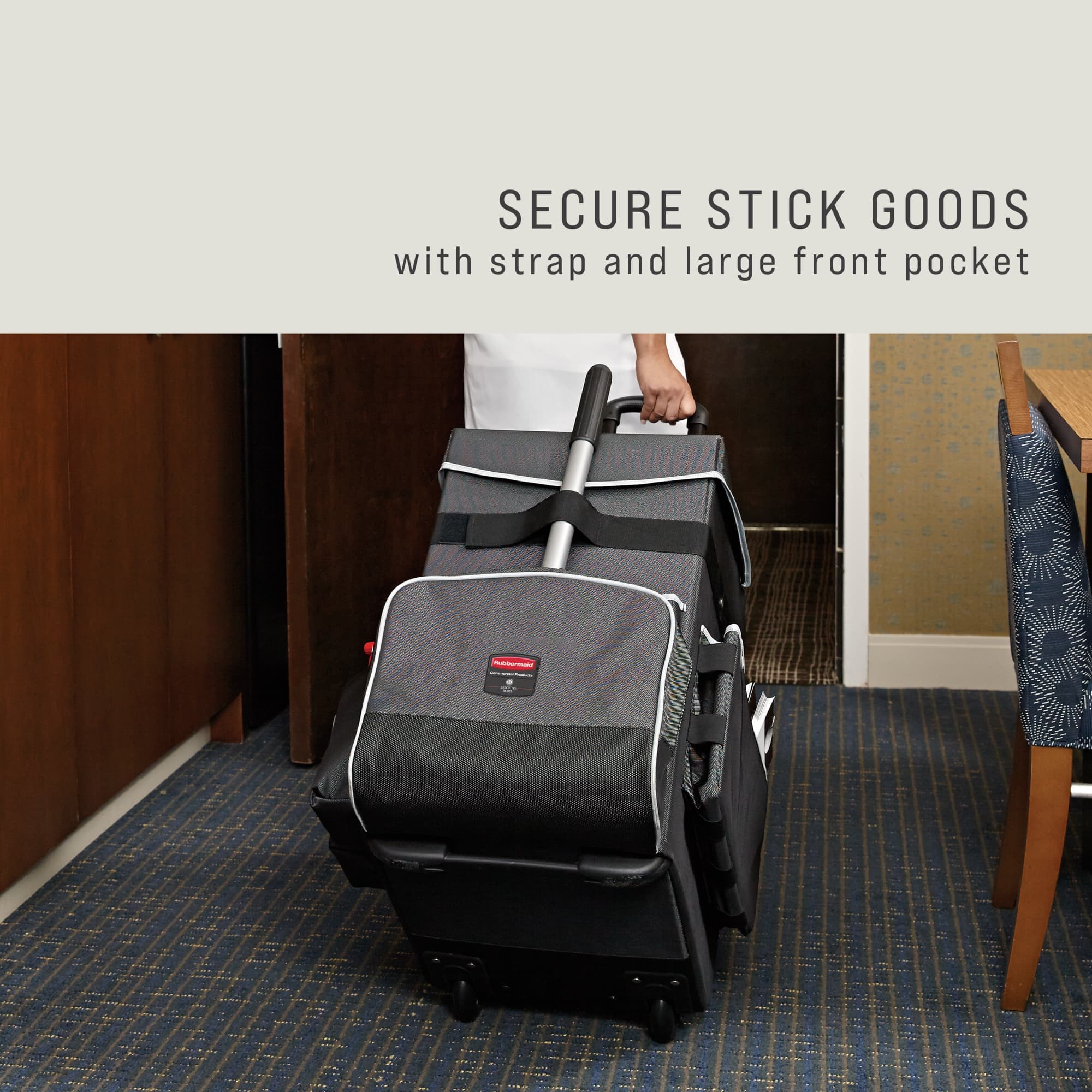 The Executive Quick Cart is the industry’s most durable mobile cart solution for housekeeping, janitorial and maintenance environments.