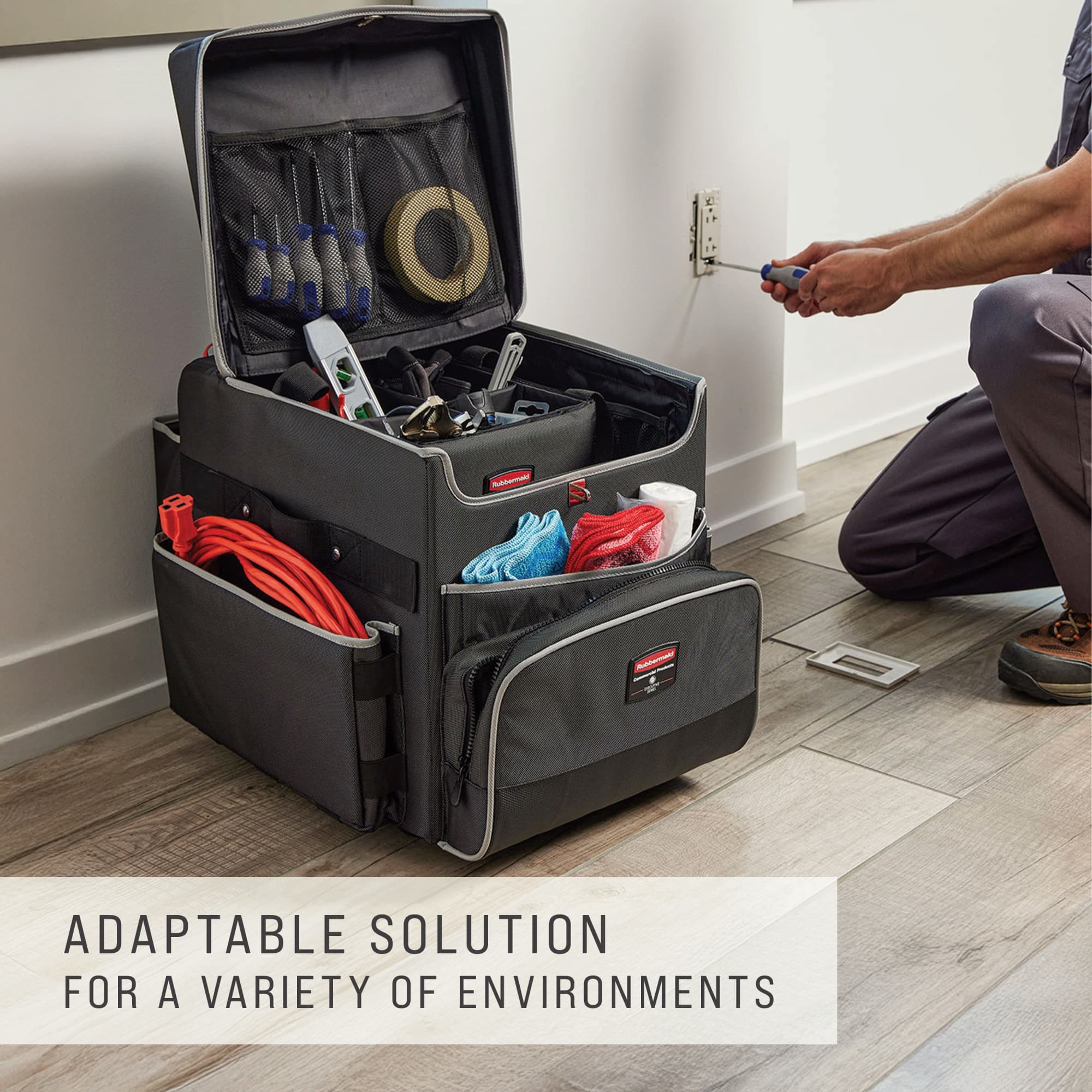 The Executive Quick Cart is the industry’s most durable mobile cart solution for housekeeping, janitorial and maintenance environments.