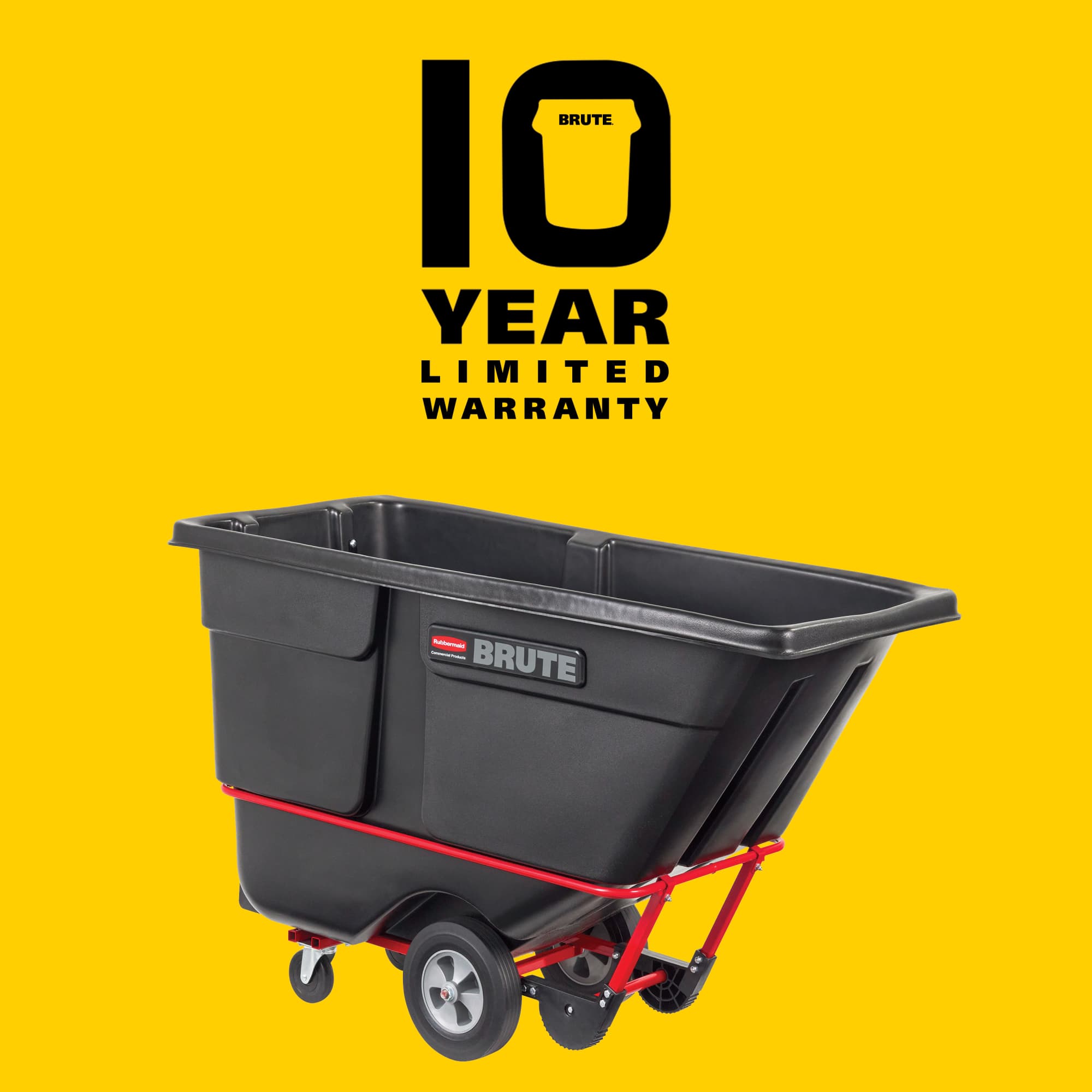 Les chariots bennes basculants BRUTE offrent une construction robuste de qualité industrielle et permettent de transporter facilement des charges lourdes jusqu’à 385 kg – 952 kg (selon le modèle). Le châssis DuraTilt™ permet un basculement contrôlé par une seule personne et les coins renforcés limitent les frottements et le transfert de peinture au sol lors du vidage.