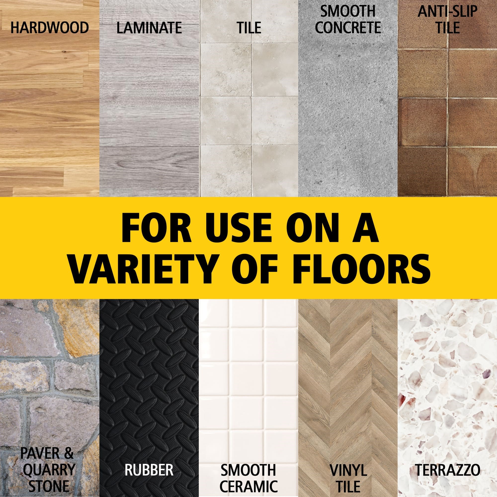 The Web Foot® Microfiber Tube Mop has an innovative tube design that stands up to abrasive and heavy-duty scrubbing with excellent absorbency and durability.