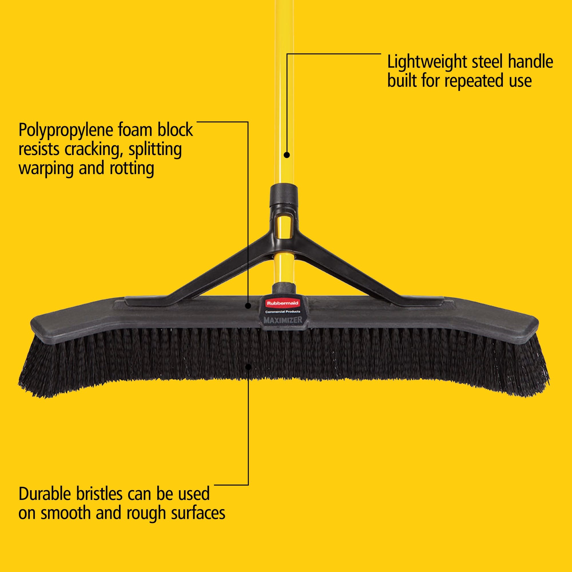 Maximizer™ cleaning tools help workers save time by reducing steps in a task, reducing the time of a step and reducing user effort.  Engineered to last and designed to perform in a variety of common spaces, Maximizer cleaning tools deliver fast, consistent results shift after shift.