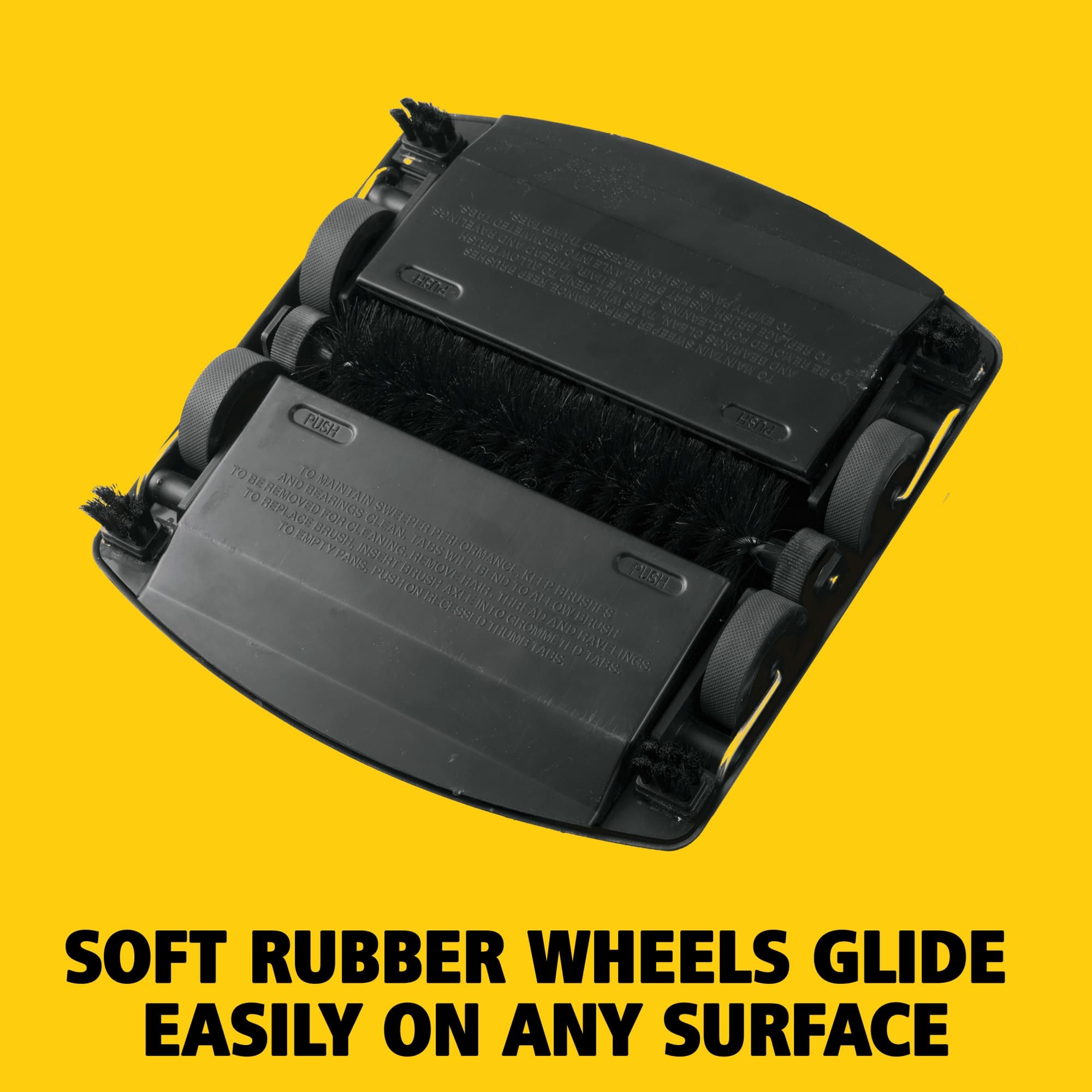 Compact size to collect dust, dirt, and debris in tight spaces.