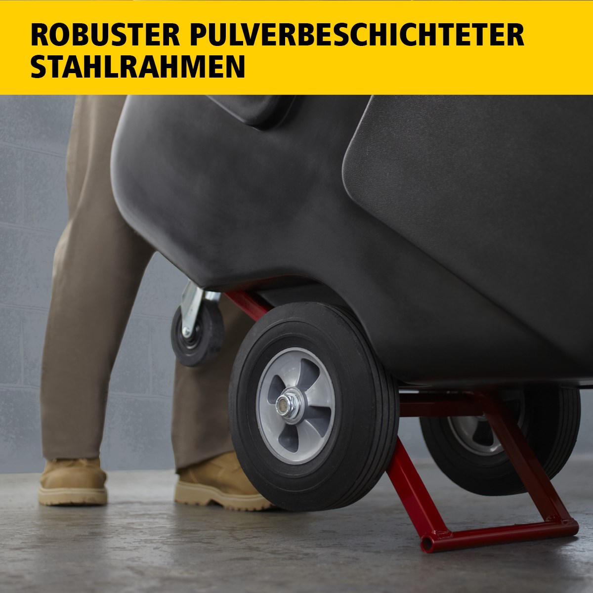 Der Rubbermaid Commercial Kippwagen ist ideal für das Sammeln, Bewegen und Entsorgen von Abfällen sowie für den Transport von Materialien in jeder Umgebung.