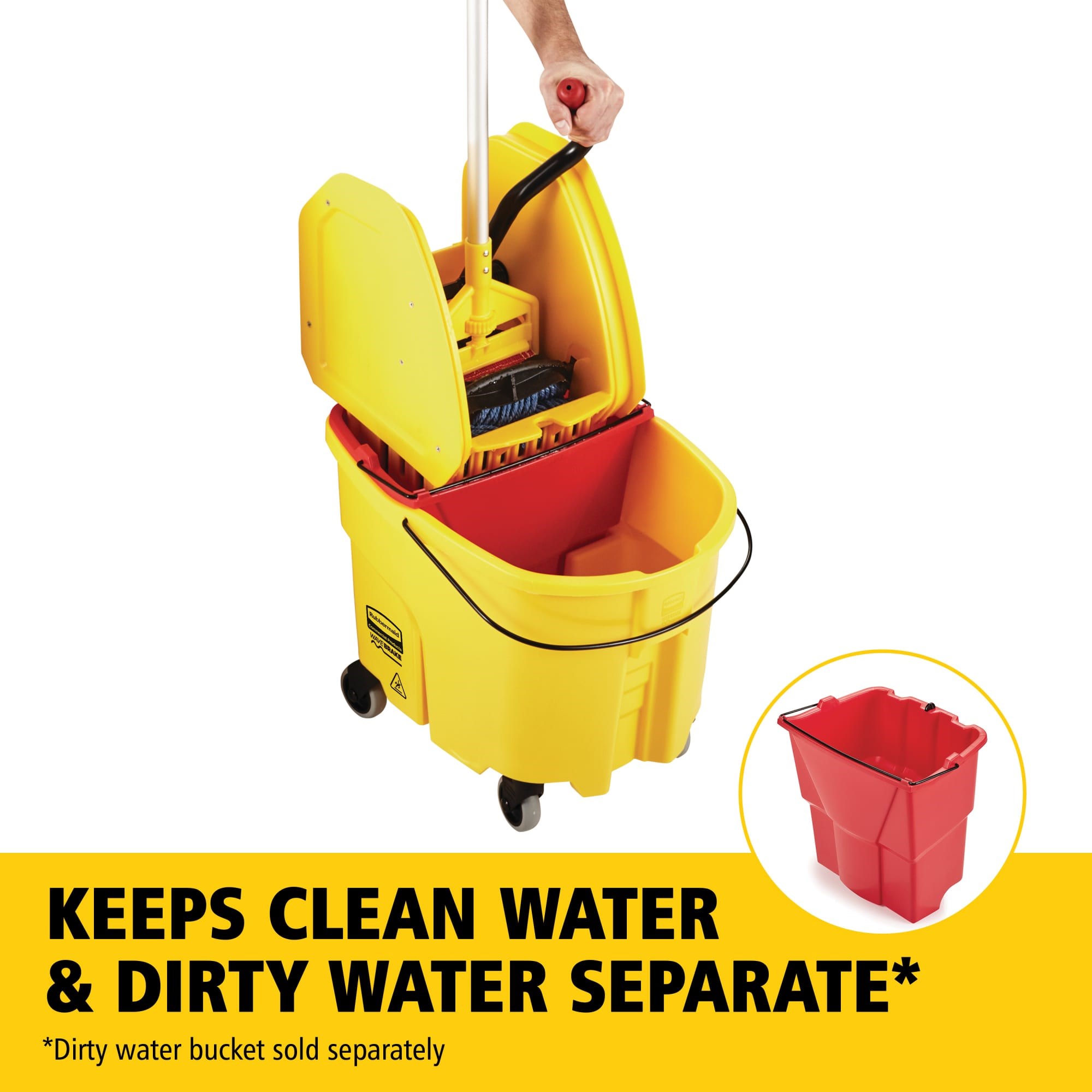 With features that surpass traditional mop buckets, the new generation of WaveBrake® helps to clean floors with less effort to get the job done safer, without sacrificing quality and durability.