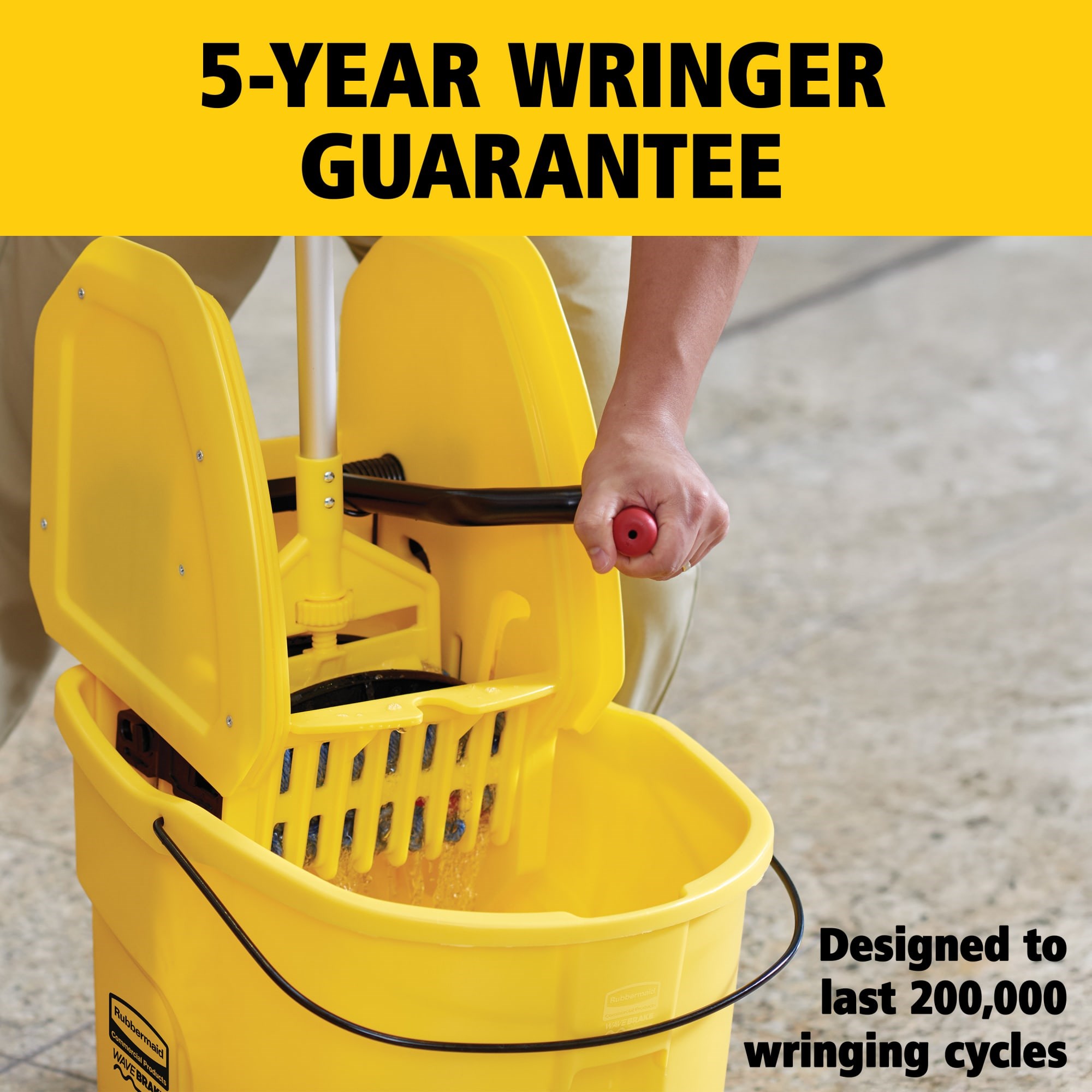 With features that surpass traditional mop buckets, the new generation of WaveBrake® helps to clean floors with less effort to get the job done safer, without sacrificing quality and durability.