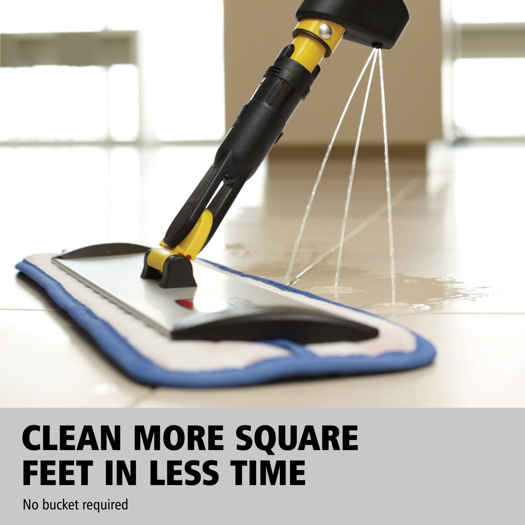 HYGEN™ PULSE Spray Mop provides Healthcare facilities with an ergonomic, bucket-less mopping system to help cover more square feet in less time than traditional systems.