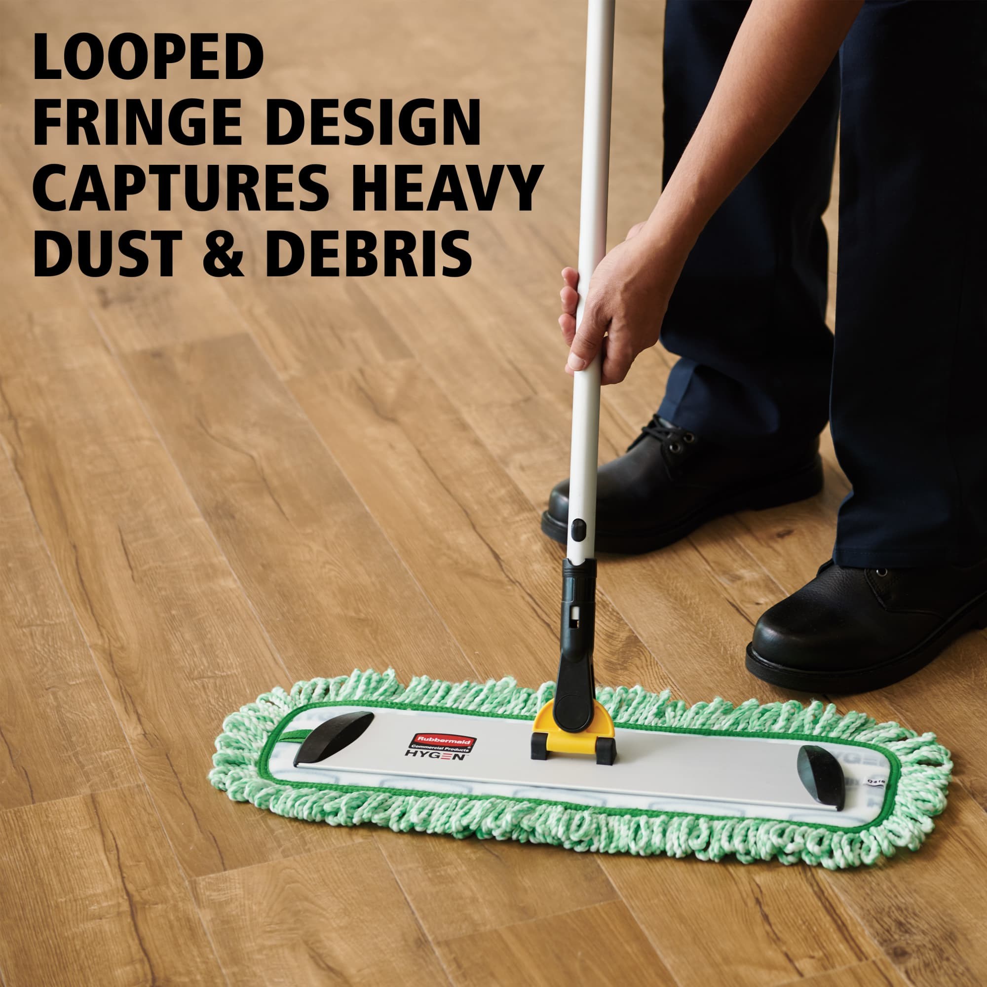 HYGEN™ Microfiber Dust Pads with Fringe are purposely designed to help Healthcare facilities reduce the risk of costly HAIs by maintaining cleaner and safer environments with products that have superior efficacy and improve worker productivity.