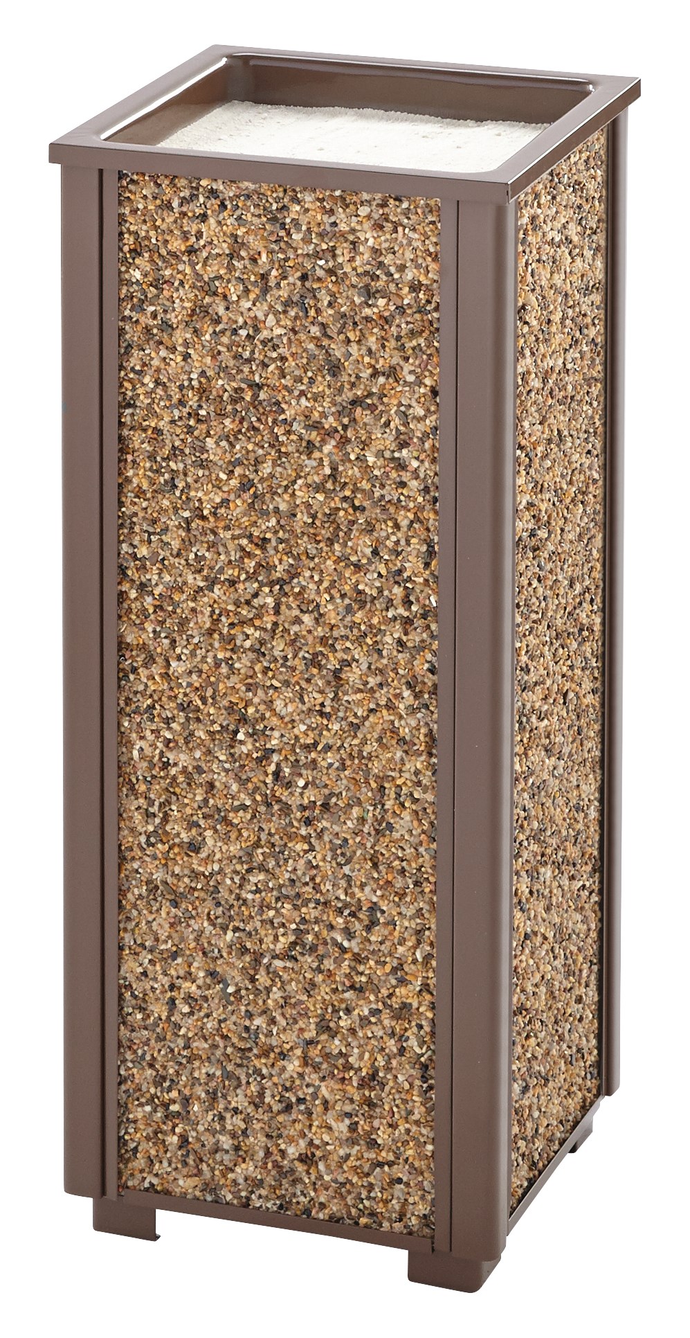 The Aspen Series FGR40 Decorative Outdoor Sand Urn is made from heavy-gauge, fire-safe steel designed to stand up to heavy use and harsh weather conditions while providing years of reliable outdoor service