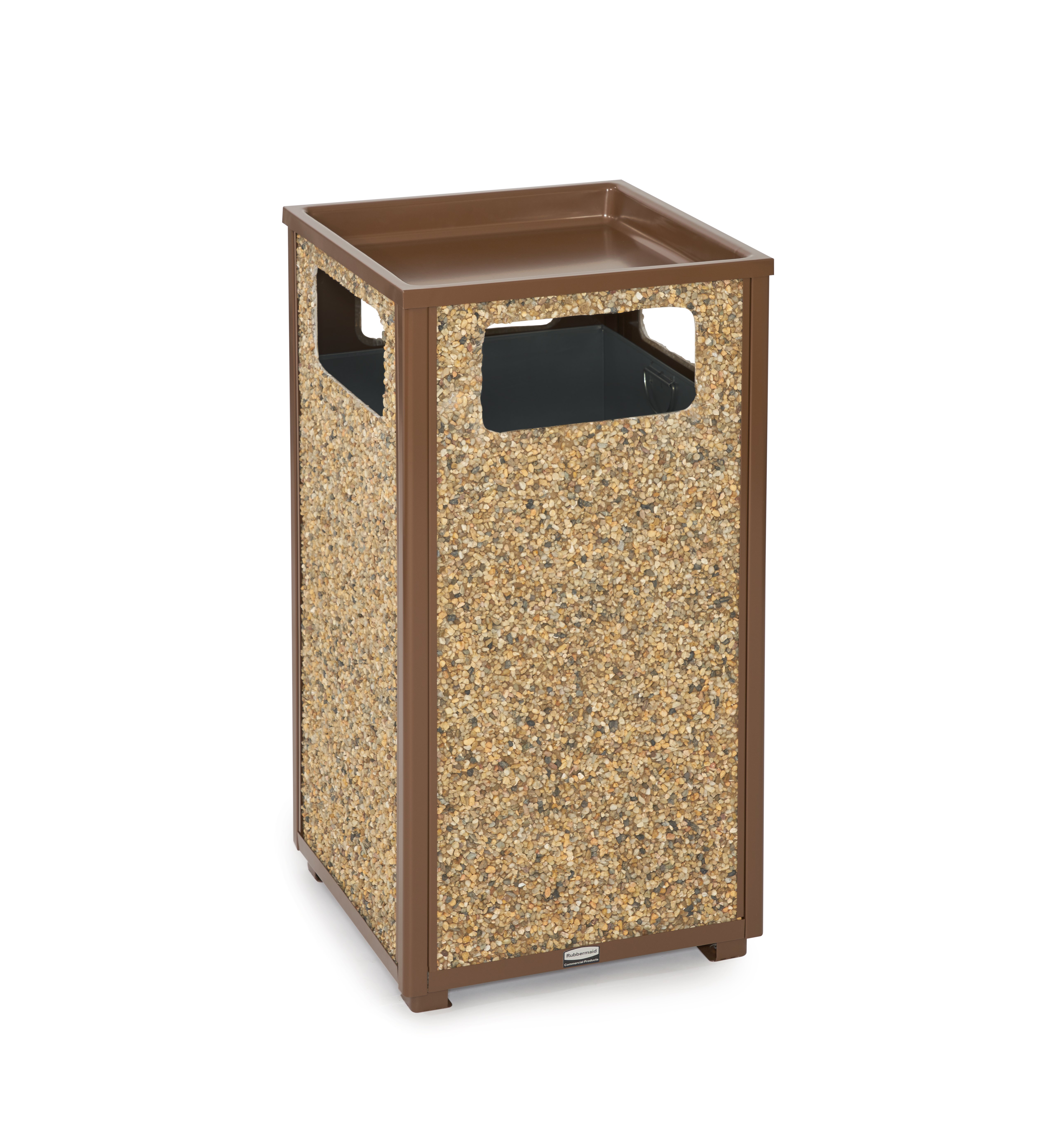 The Aspen container’s stone panels help it naturally blend into any outdoor environment. The heavy-gauge steel construction is designed to withstand harsh weather conditions to provide years of reliable outdoor service.