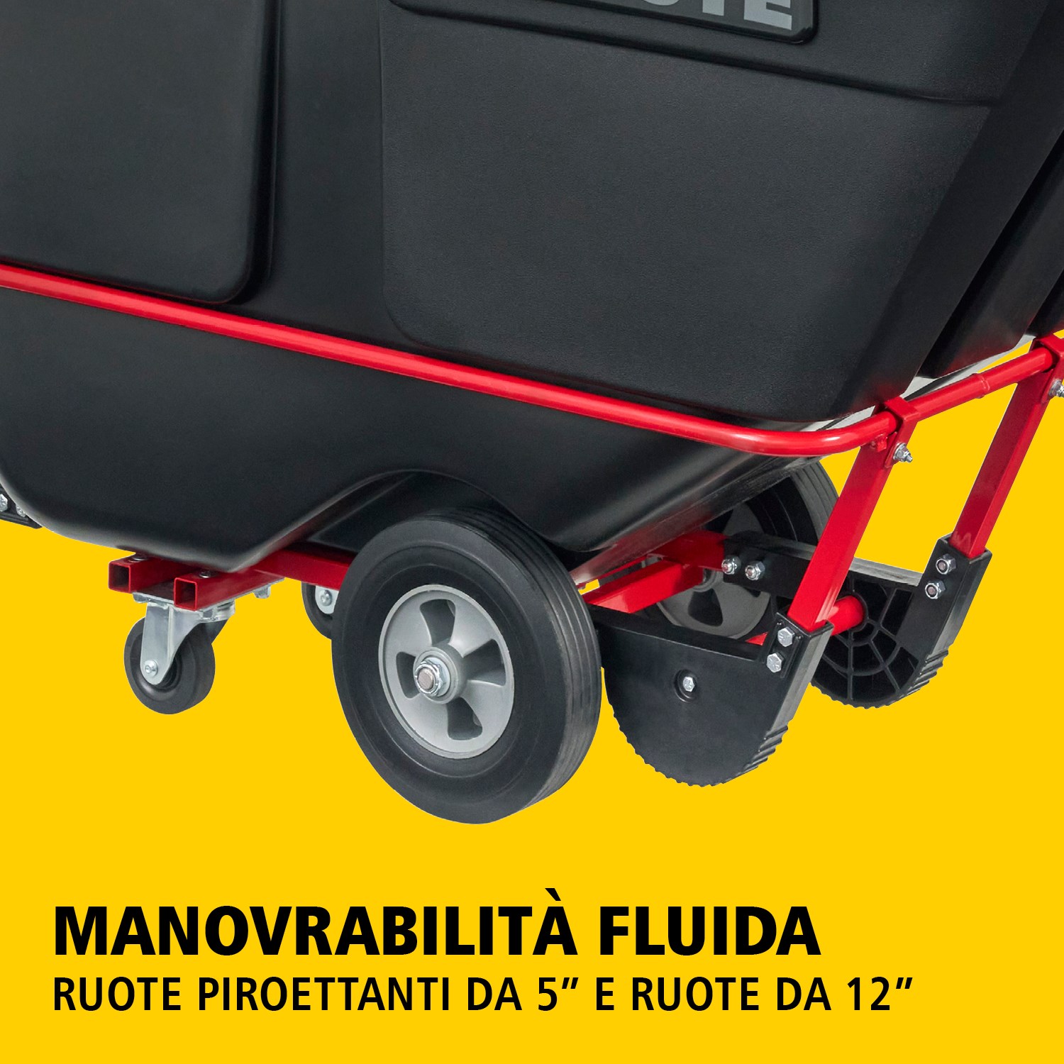 Il carrello basculante BRUTE ha una struttura industriale e trasporta carichi pesanti fino a 385 kg – 952 kg (a seconda del modello). Il telaio DuraTilt™ consente uno svuotamento controllato da una sola persona e gli angoli rinforzati riducono graffi e trasferimenti di vernice.