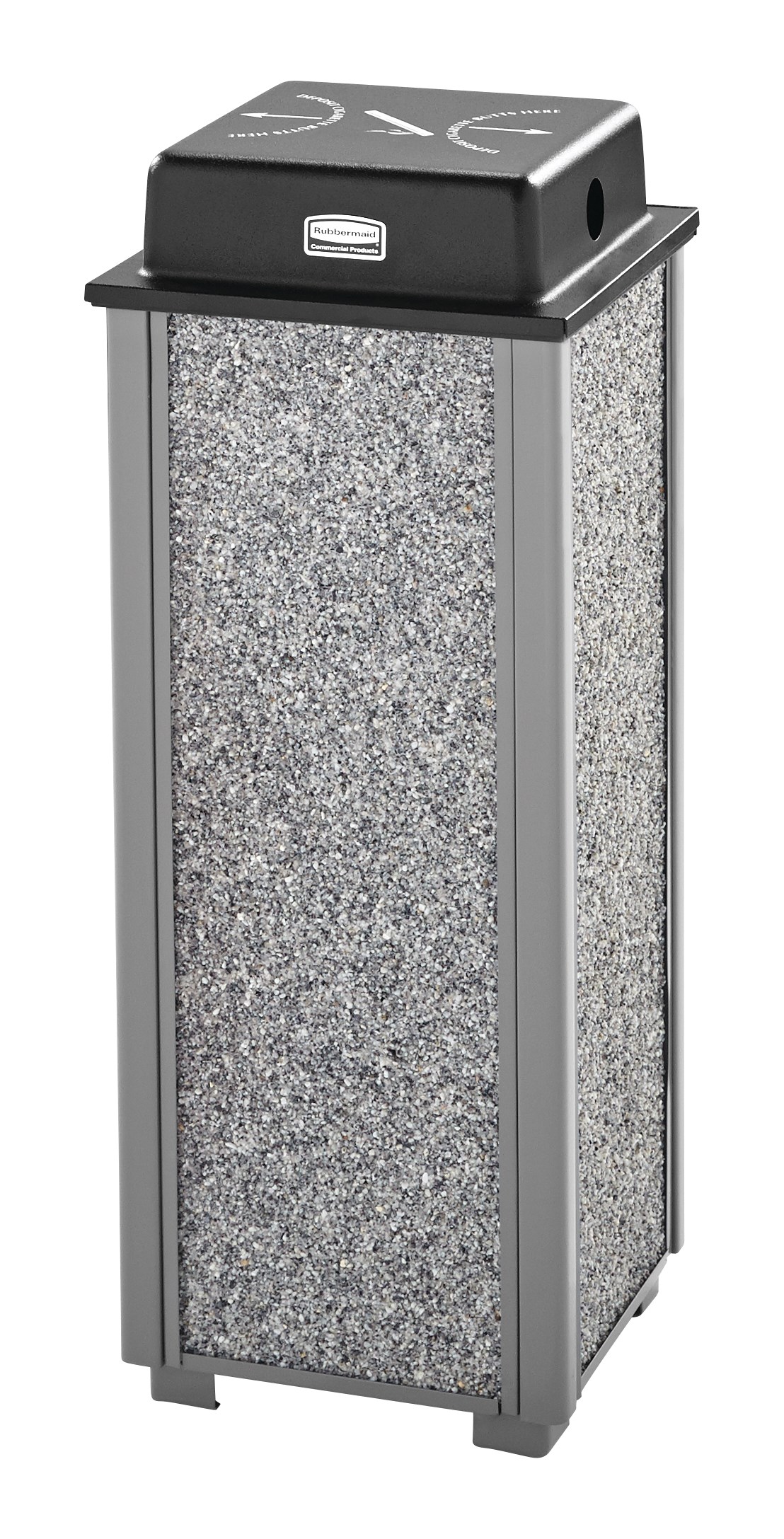 The Aspen Series FGR40 Decorative Outdoor Sand Urn is made from heavy-gauge, fire-safe steel designed to stand up to heavy use and harsh weather conditions while providing years of reliable outdoor service