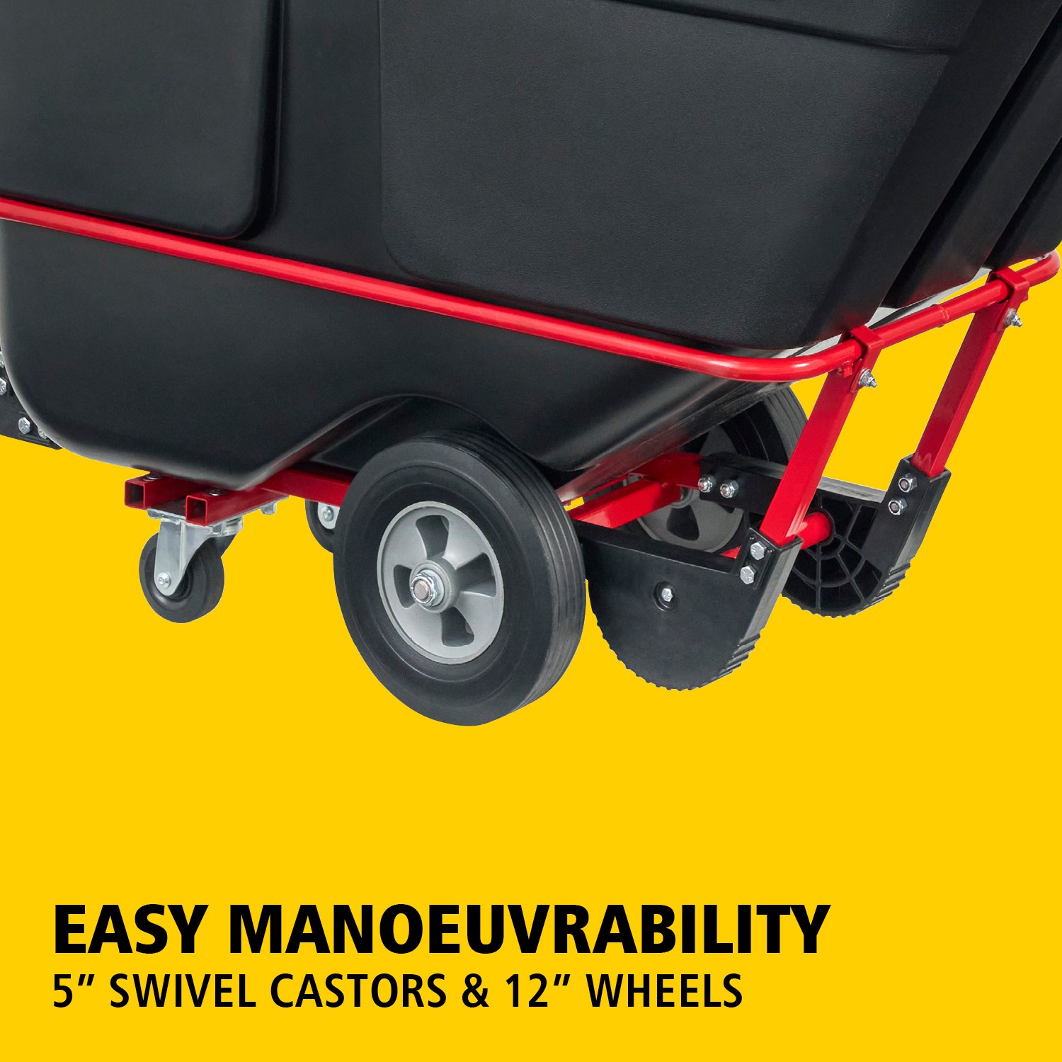 The BRUTE Standard Rotomolded Tilt Truck 764l has industrial strength construction and can transport heavy loads up to 567kg with ease. The DuraTilt™ frame enables controlled unloading by one person and reinforced corner points help prevent scraping, and paint transfer onto the ground during unloading.