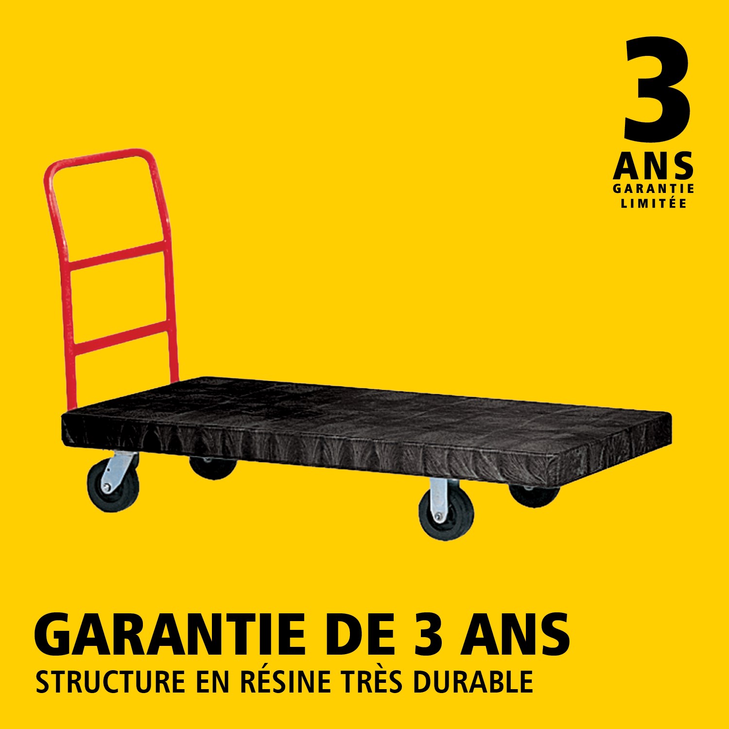 Les chariots plateforme Heavy-Duty sont idéals pour déplacer efficacement des charges lourdes, volumineuses et encombrantes dans tout un site, avec une capacité allant jusqu’à 454 kg – 907 kg (selon le modèle).