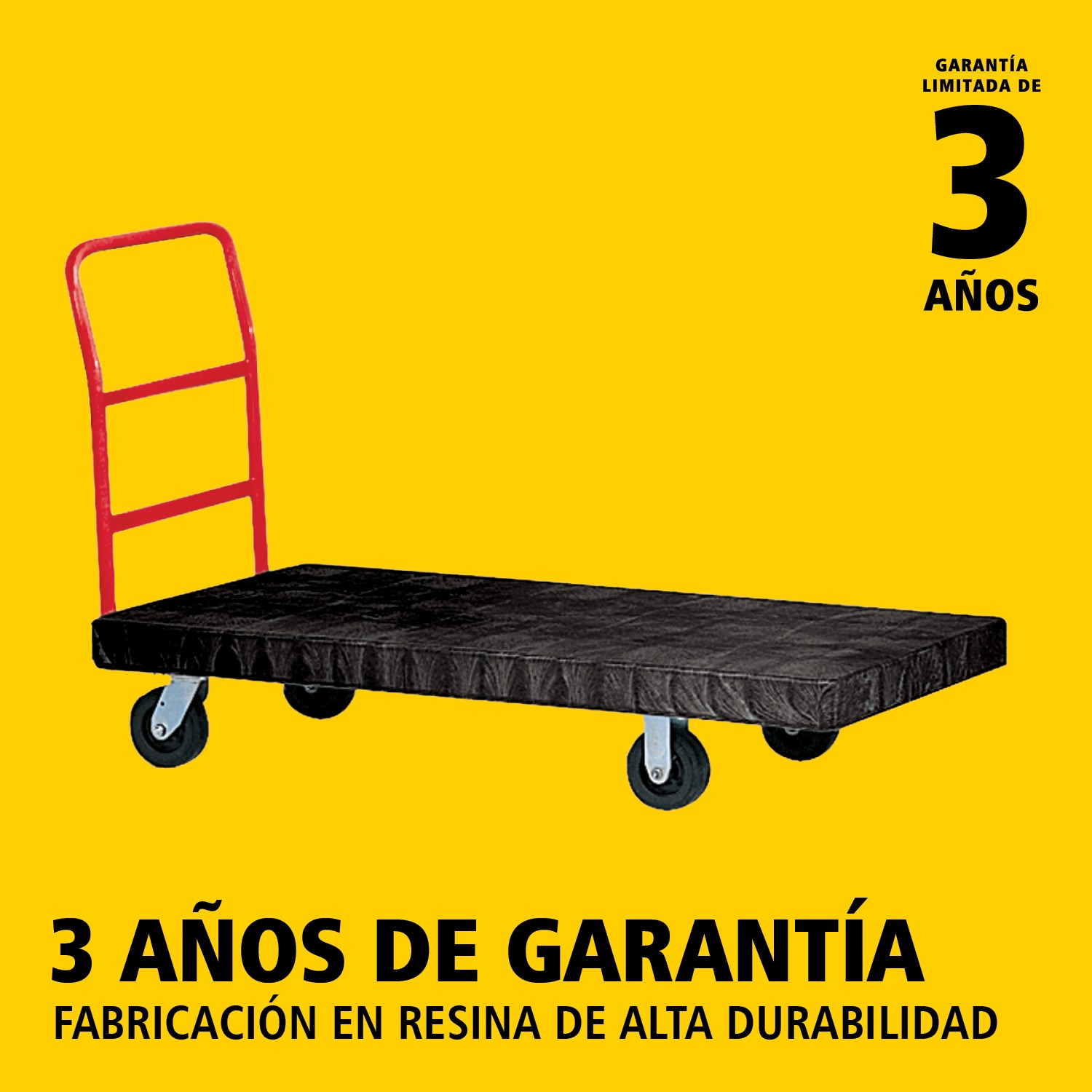 El carro plataforma Heavy-Duty es ideal para mover cargas pesadas (de 454 a 907 kg, según el modelo) de forma eficiente en cualquier instalación, con una capacidad de hasta 454 kg – 907 kg (según el modelo).