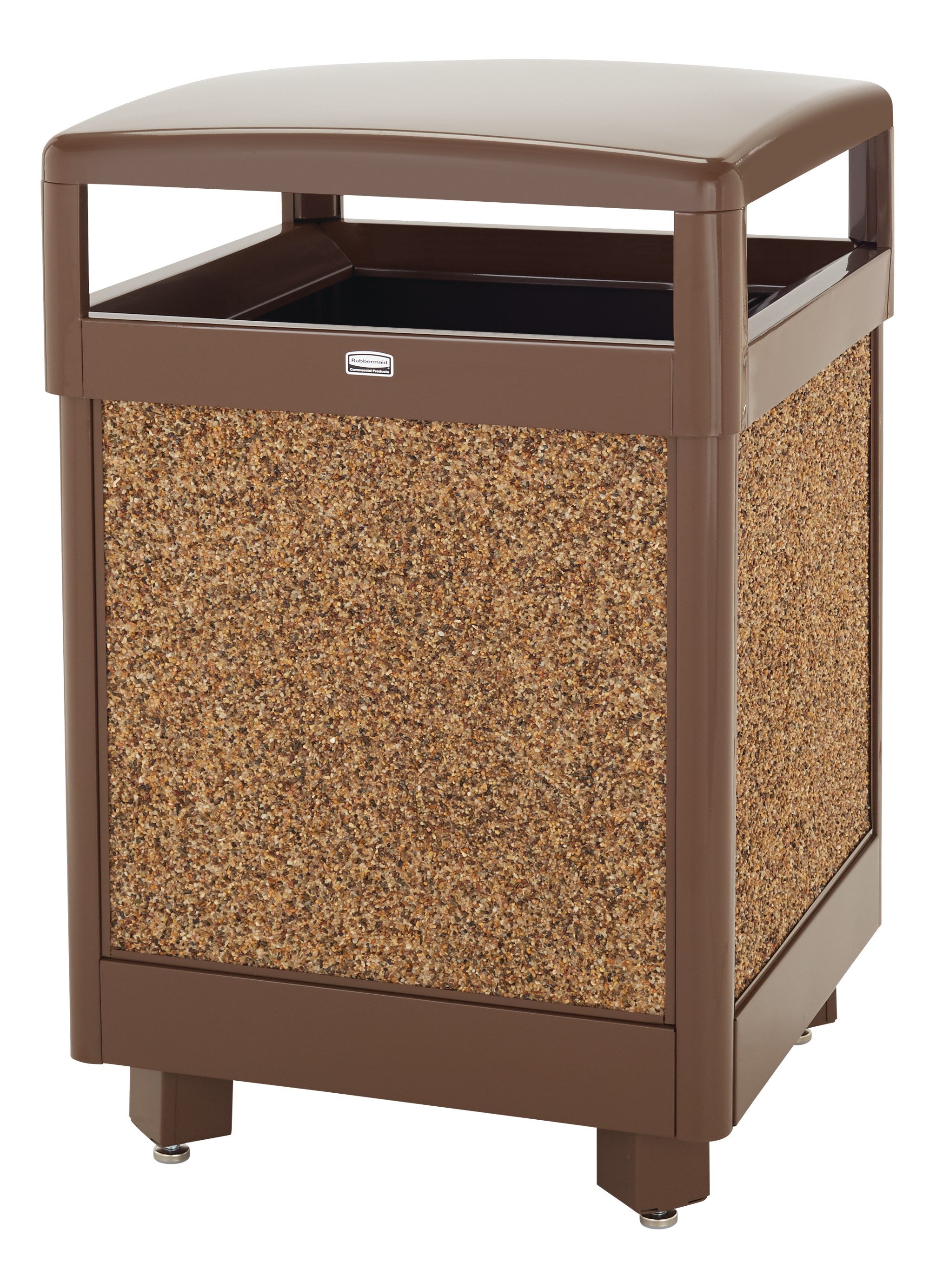 The Aspen container’s stone panels help it naturally blend into any outdoor environment. The heavy-gauge steel construction is designed to withstand harsh weather conditions to provide years of reliable outdoor service.