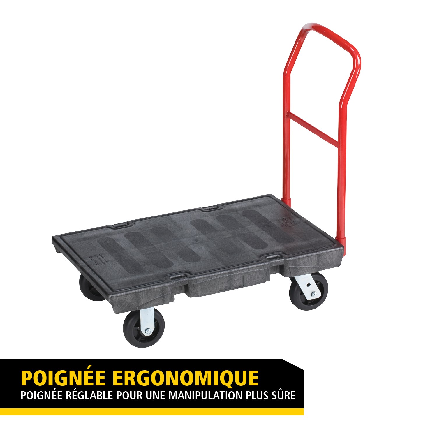 Les chariots plateforme Heavy-Duty sont idéals pour déplacer efficacement des charges lourdes, volumineuses et encombrantes dans tout un site, avec une capacité allant jusqu’à 454 kg – 907 kg (selon le modèle).