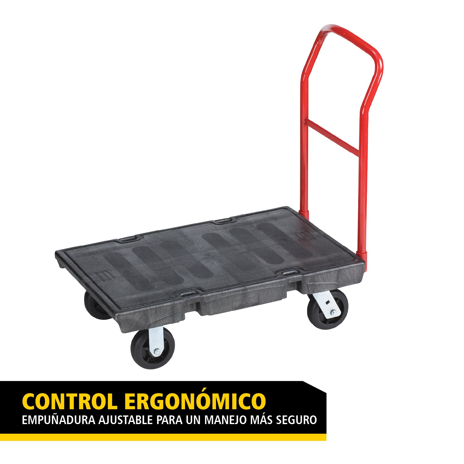 El carro plataforma Heavy-Duty es ideal para mover cargas pesadas (de 454 a 907 kg, según el modelo) de forma eficiente en cualquier instalación, con una capacidad de hasta 454 kg – 907 kg (según el modelo).