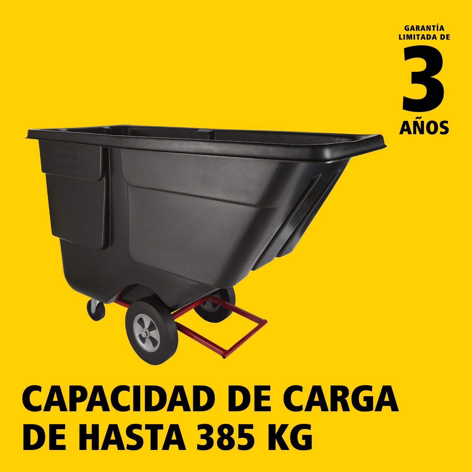 El carro basculante Rubbermaid Commercial es ideal para la recogida, transporte y eliminación de residuos, así como para el movimiento de materiales en cualquier entorno.