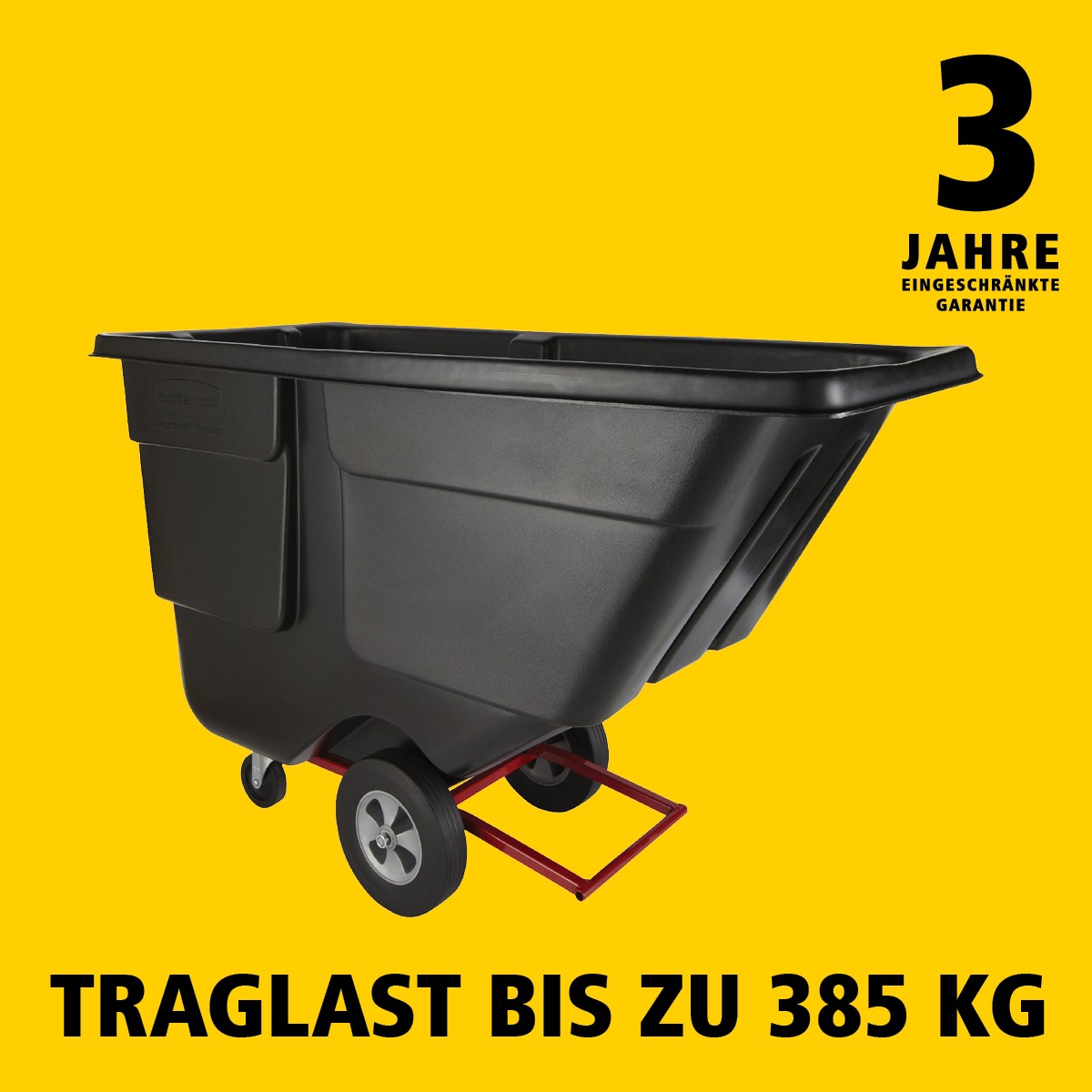Der Rubbermaid Commercial Kippwagen ist ideal für das Sammeln, Bewegen und Entsorgen von Abfällen sowie für den Transport von Materialien in jeder Umgebung.