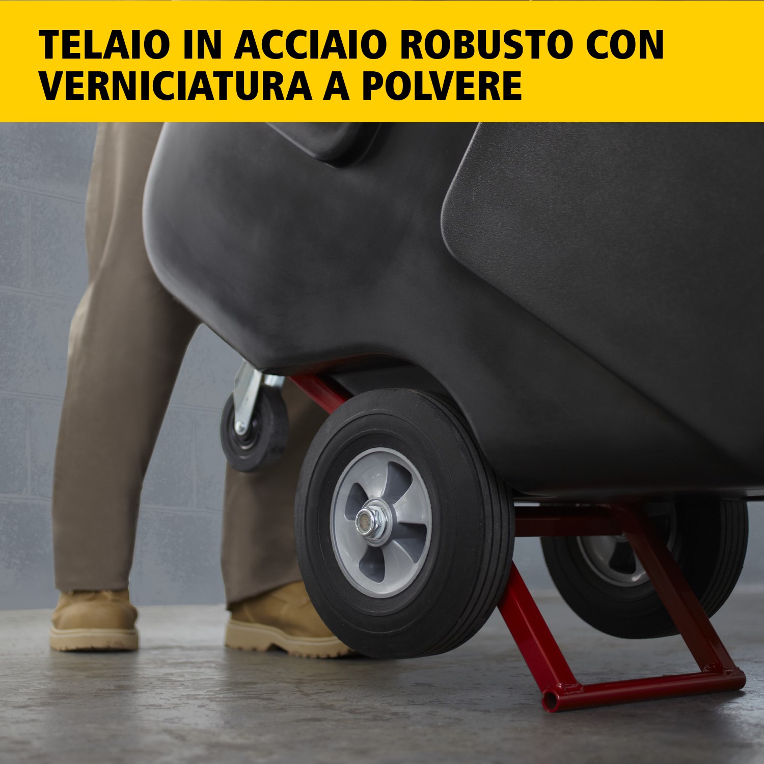 Il carrello basculante Rubbermaid Commercial è ideale per la raccolta, il trasporto e lo smaltimento dei rifiuti e per la movimentazione dei materiali in qualsiasi ambiente.