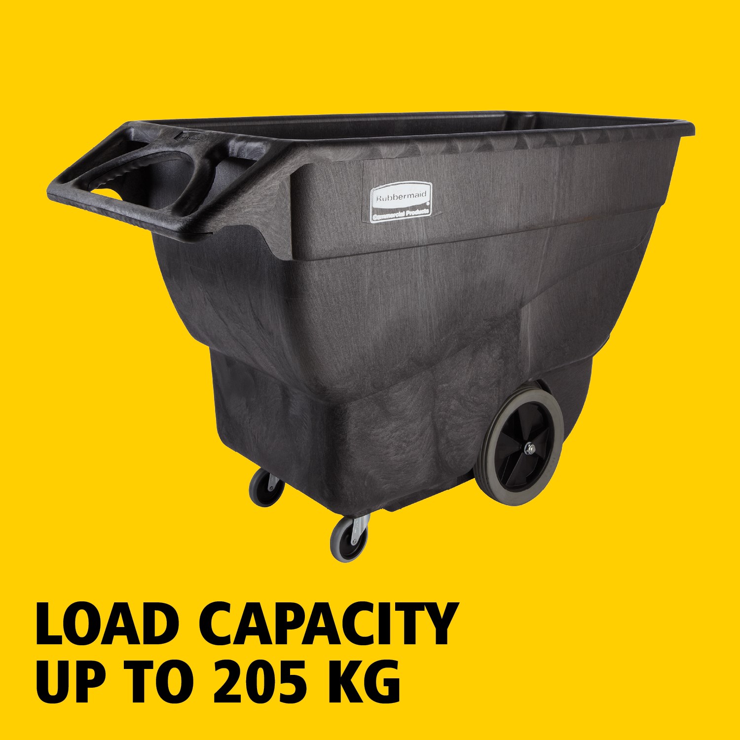 The Rubbermaid Commercial Tilt Truck ideal for collection, movement, disposable of waste and transport of general loads efficiently in any facility.