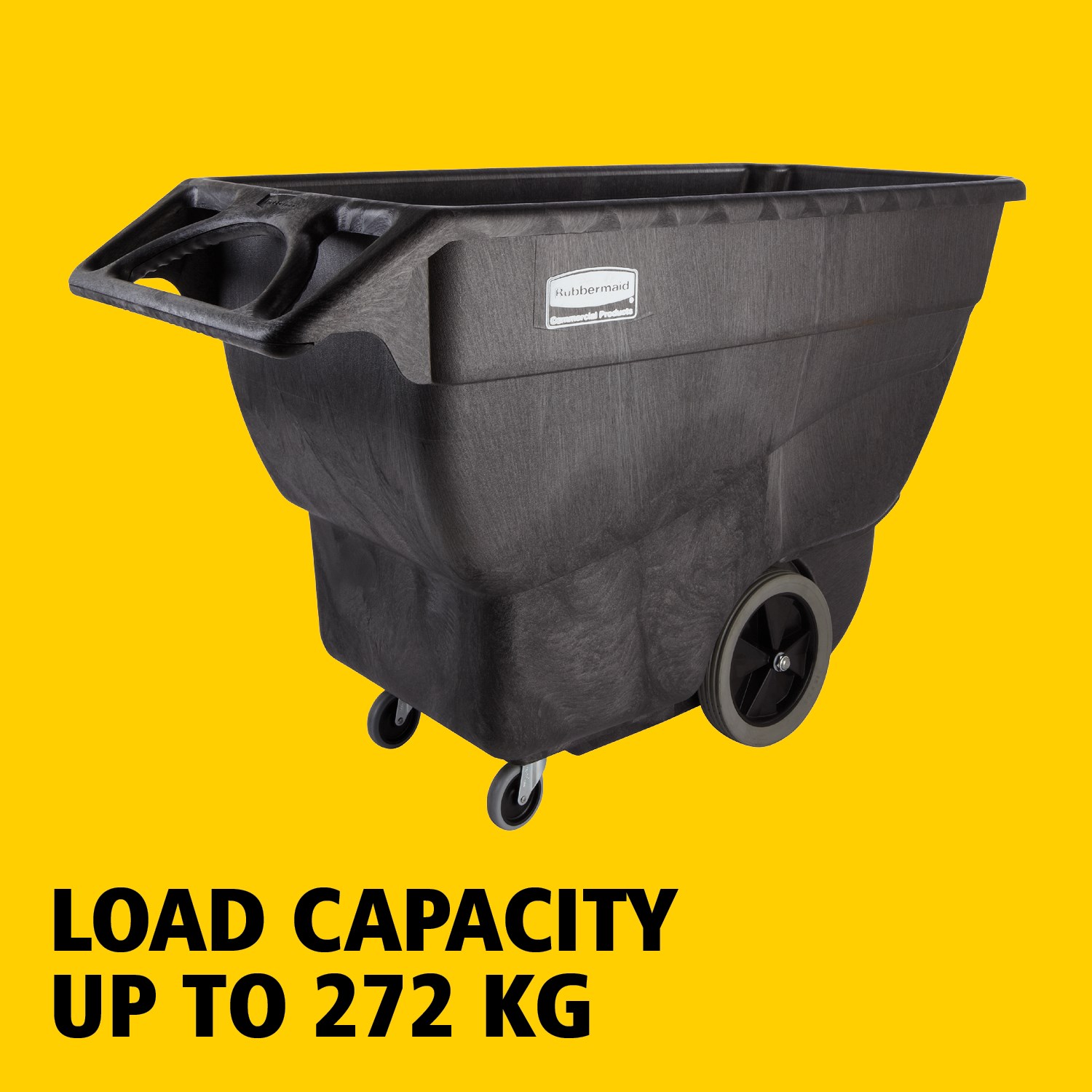 The Rubbermaid Commercial Tilt Truck ideal for collection, movement, disposable of waste and transport of general loads efficiently in any facility.