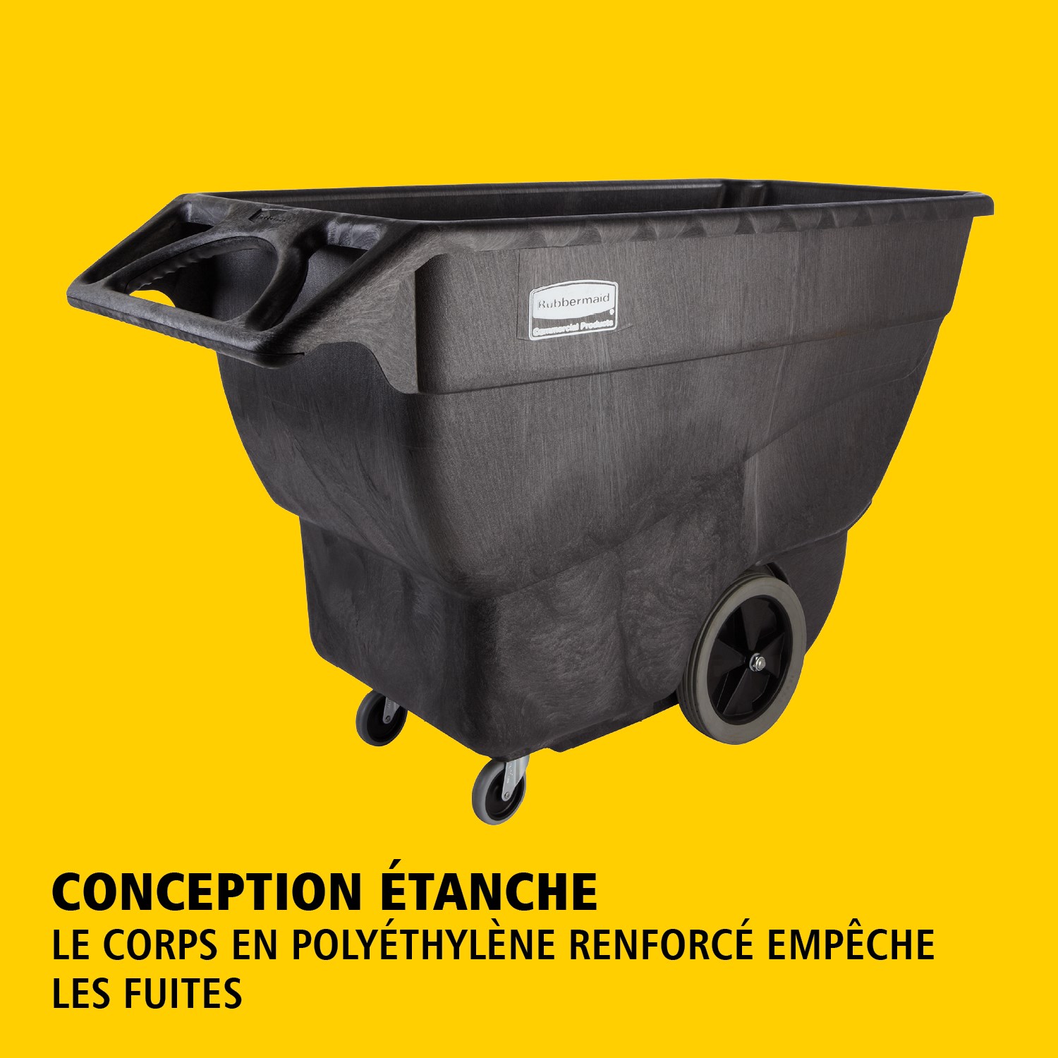 Les chariots bennes basculants Rubbermaid Commercial Products sont idéals pour la collecte, le déplacement, l’élimination des déchets et le transport efficace de charges dans tout type d’environnement.