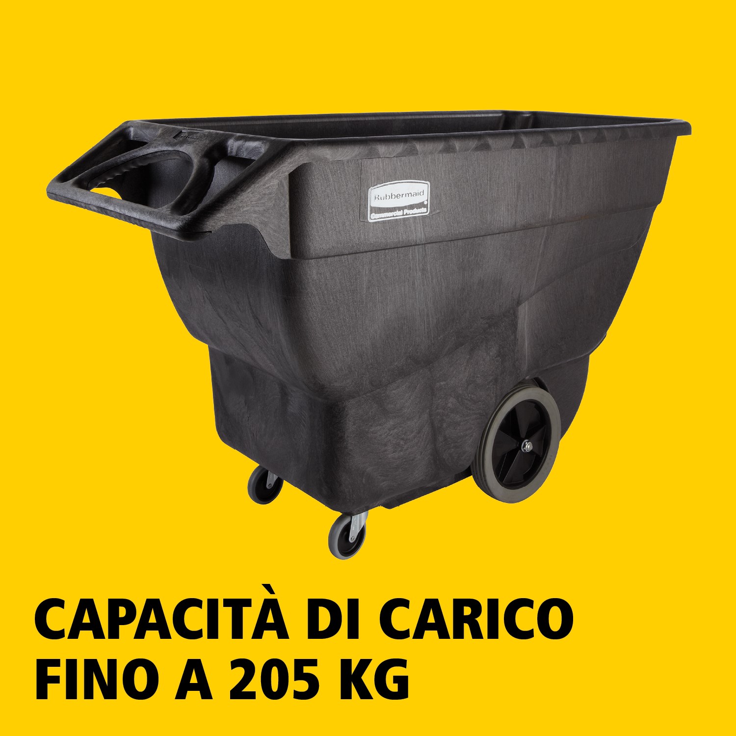 El carro basculante Rubbermaid Commercial es ideal para la recogida, transporte y eliminación de residuos, así como para el movimiento de materiales en cualquier entorno.