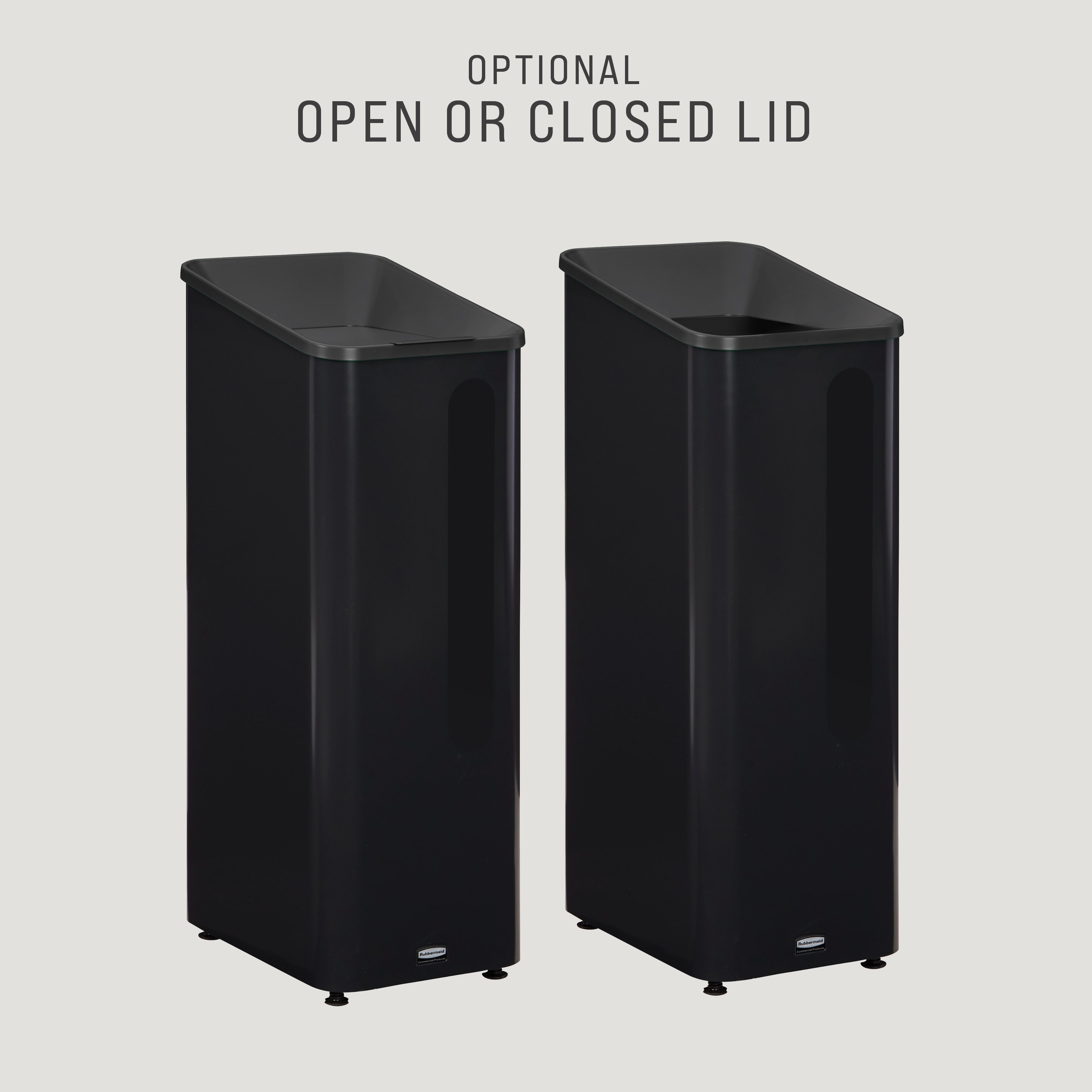 Sustain Containers are premium recycling stations designed to streamline waste separation, support sustainability goals, and complement modern commercial interiors.