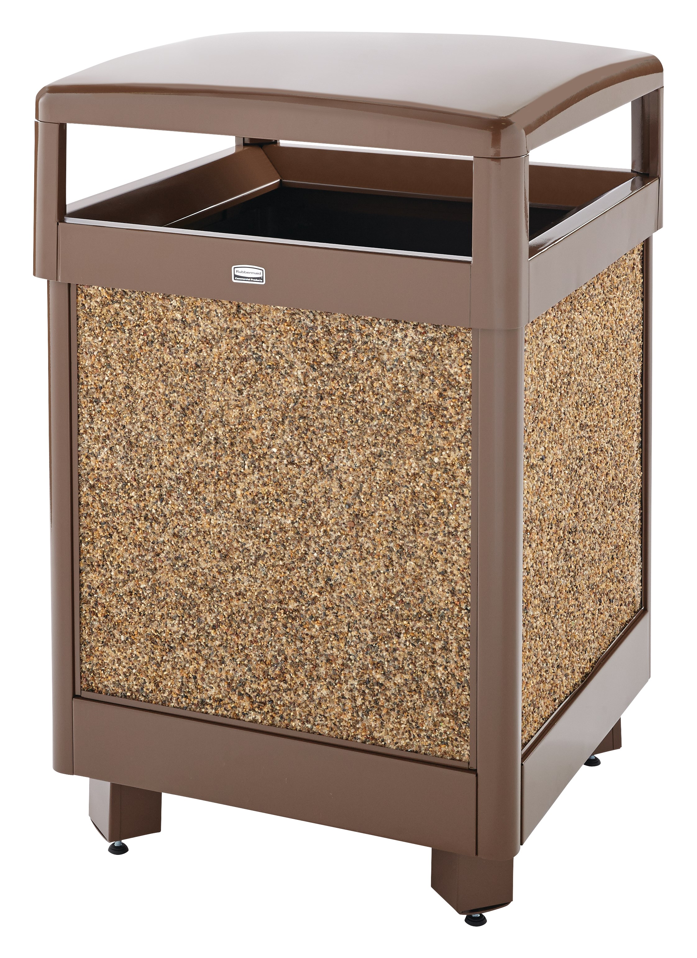 The Aspen container’s stone panels help it naturally blend into any outdoor environment. The heavy-gauge steel construction is designed to withstand harsh weather conditions to provide years of reliable outdoor service.