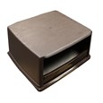 The Glutton® Hooded Top with Doors is designed for the Glutton® 56 gal Container (FG256B00, sold separately).