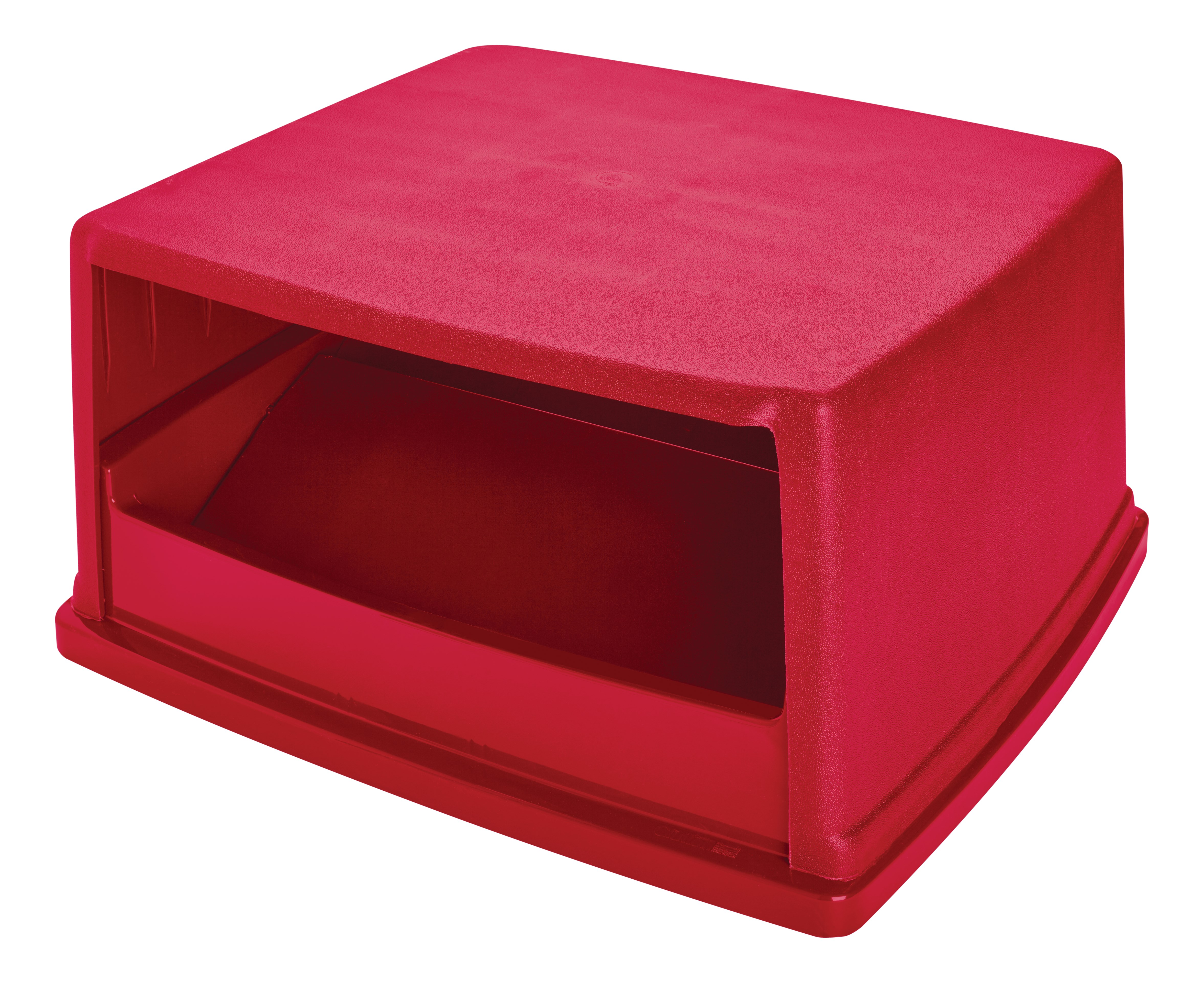 The Glutton® Hooded Top with Doors is designed for the Glutton® 56 gal Container (FG256B00, sold separately).