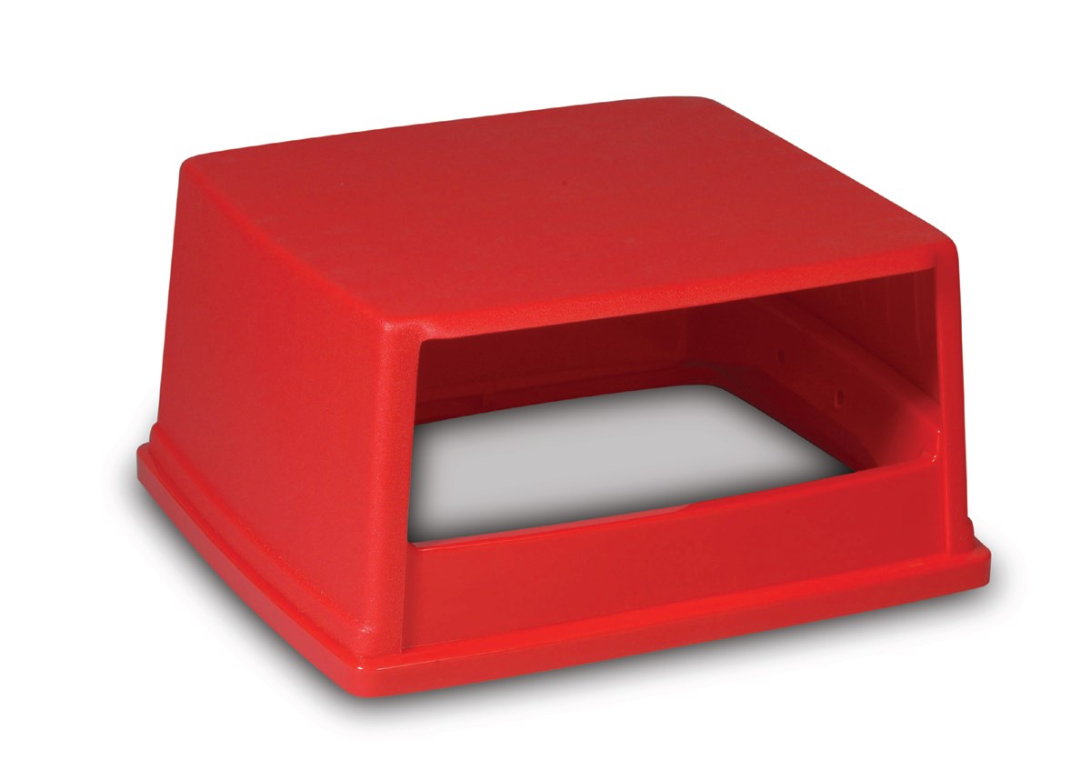 The Glutton® Hooded Top without Doors is designed for the Glutton® 56 gal Container (FG256B00, sold separately).