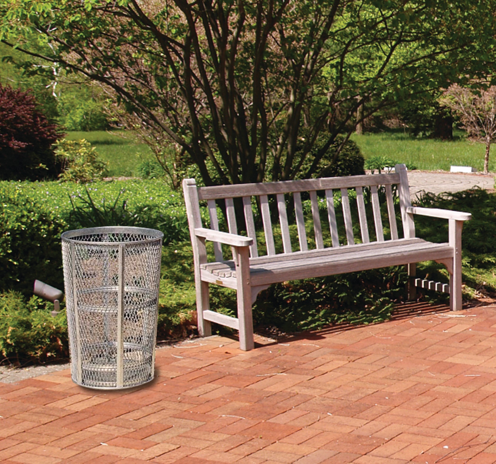 The Street Basket is designed to withstand constant use and harsh weather conditions.