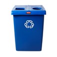The Two-Stream Glutton® Recycling Station is a high-capacity, all-in-one centralized solution for efficient waste separation.