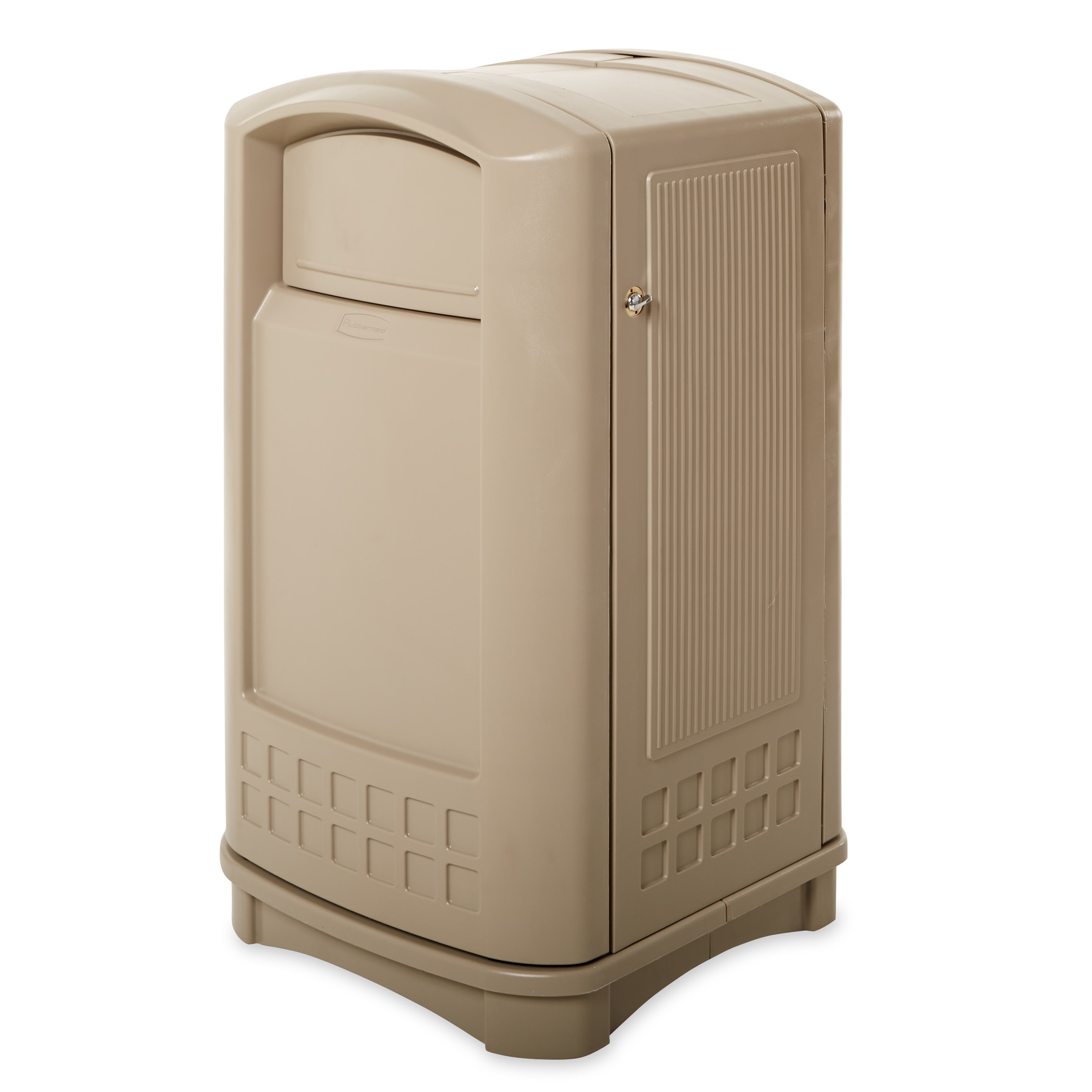 Plaza® Container, 50 Gal, Beige