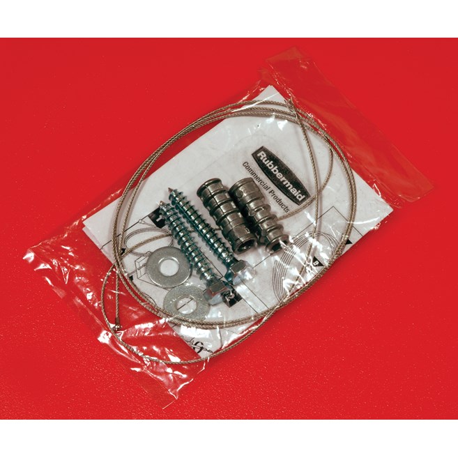 Security Kit for GroundsKeeper® Tuscan Receptacle ensures that container remains secure.