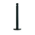The Rubbermaid Commercial Smoker's Pole reduces obstruction in high-traffic areas. This weather-resistant cigarette receptacle features a UV-stabilized Uni-Koat powder-coated finish making it suitable for a variety of outdoor environments.