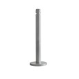 The Rubbermaid Commercial Smoker's Pole reduces obstruction in high-traffic areas. This weather-resistant cigarette receptacle features a UV-stabilized Uni-Koat powder-coated finish making it suitable for a variety of outdoor environments.