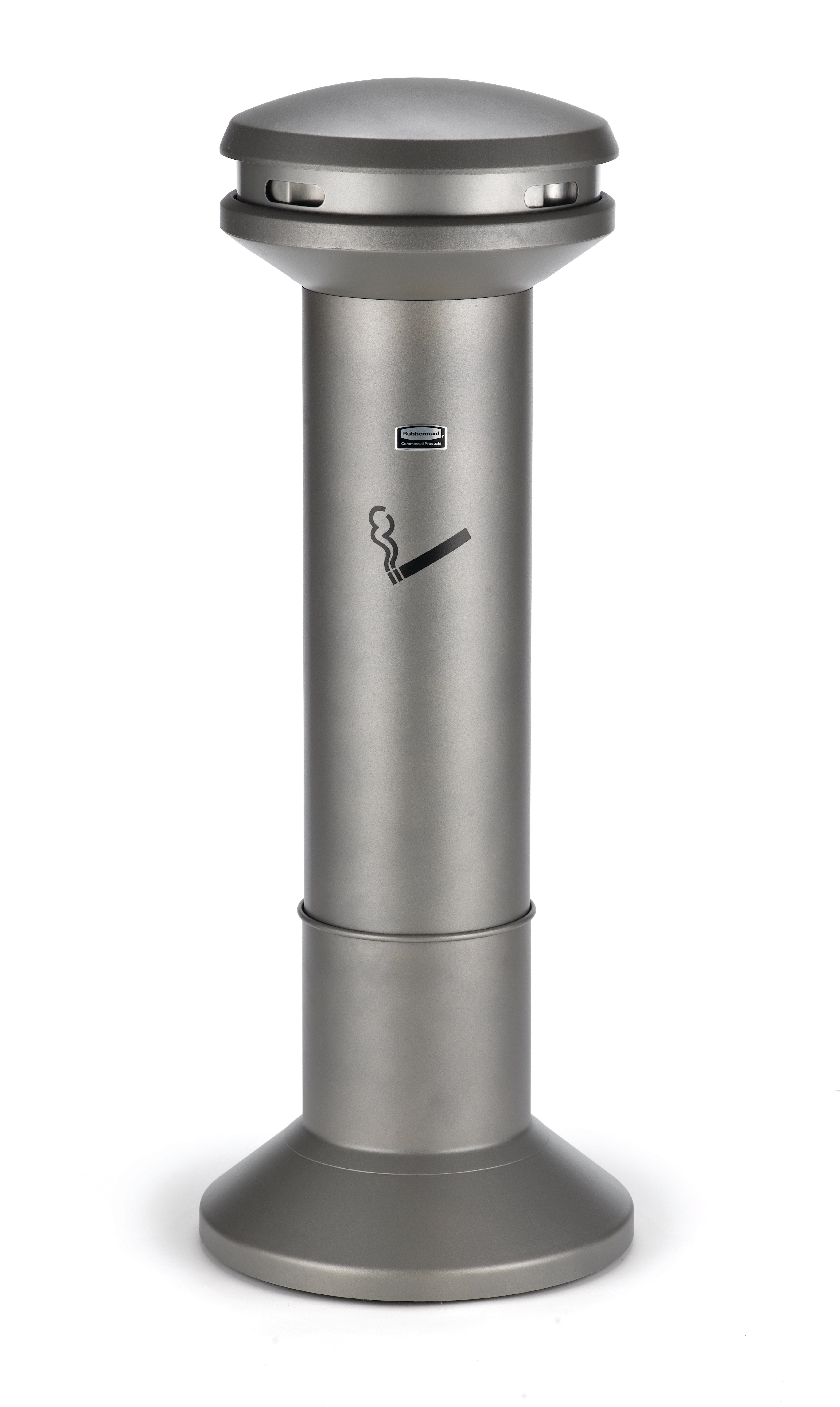 Infinity™ Ultra-High Capacity Smoking Receptacle offers sophisticated styling and all-metal construction for attractive and efficient smoking litter management.