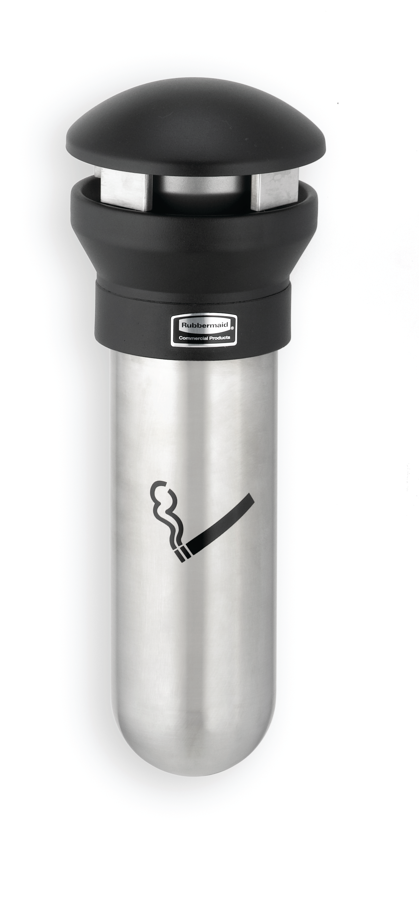 The Rubbermaid Commercial Infinity™ Base-Mount Smoker's Station offers sophisticated styling and all-metal construction for attractive and efficient smoking litter management.