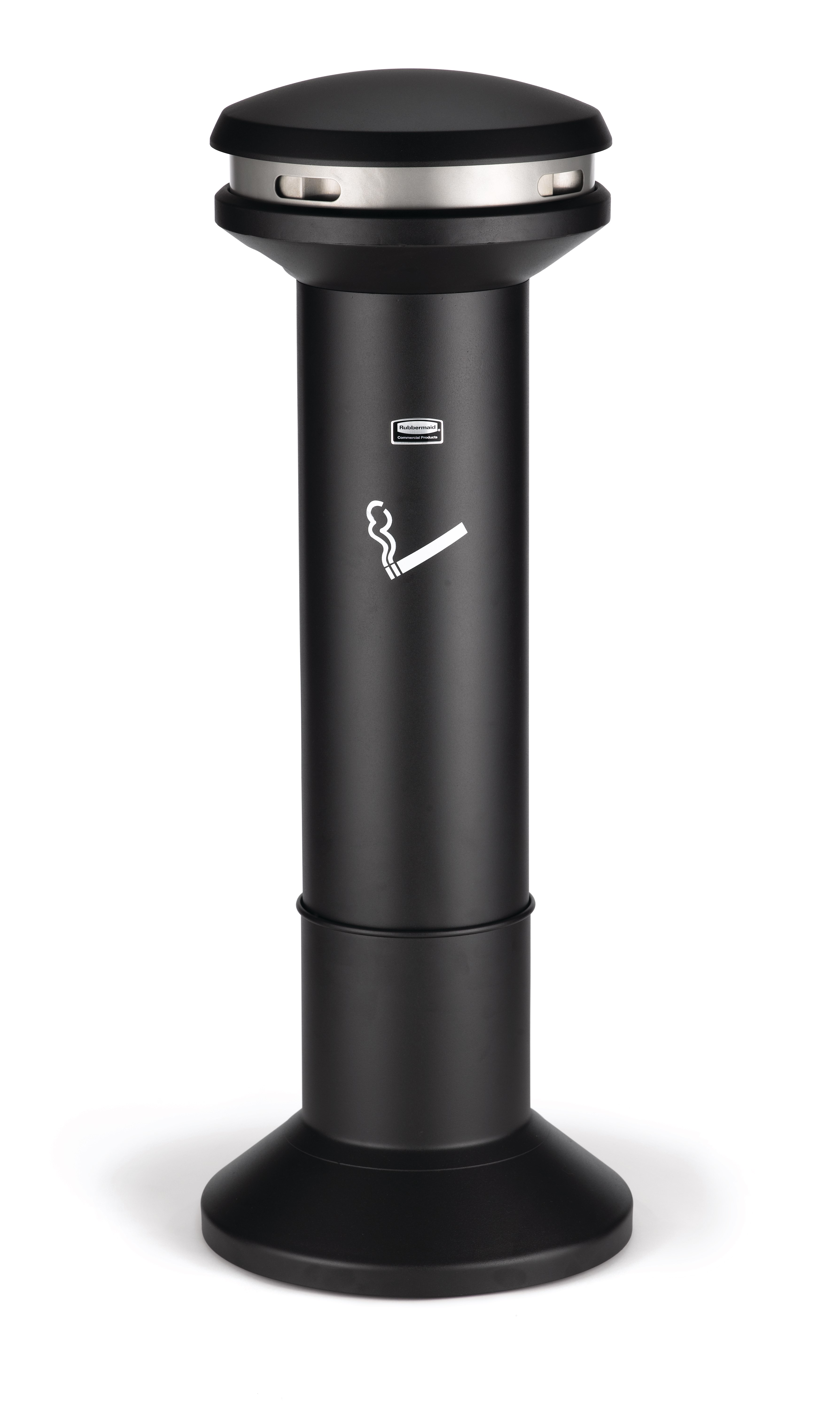 Infinity™ Ultra-High Capacity Smoking Receptacle offers sophisticated styling and all-metal construction for attractive and efficient smoking litter management.