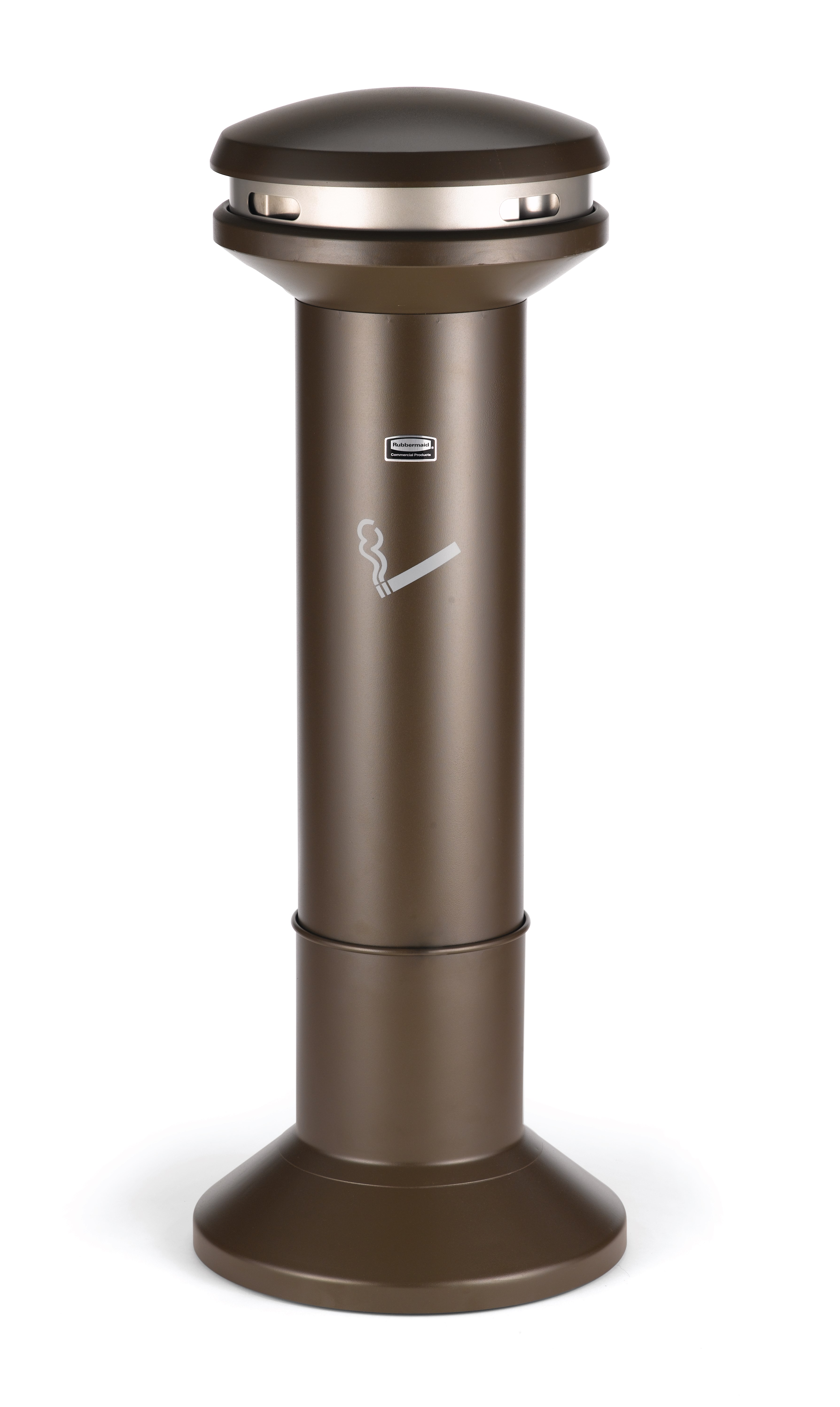 Infinity™ Ultra-High Capacity Smoking Receptacle offers sophisticated styling and all-metal construction for attractive and efficient smoking litter management.