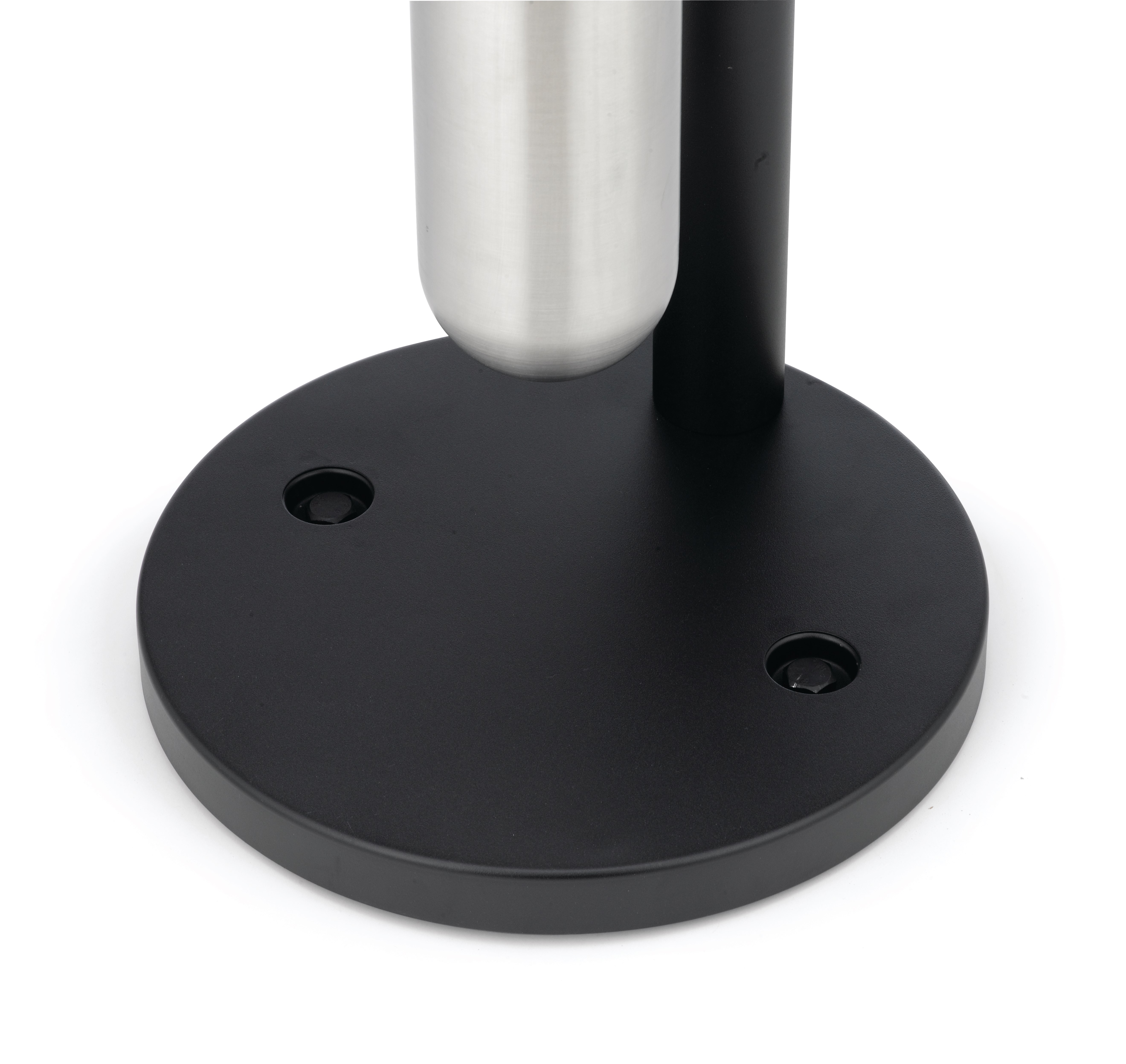 Infinity™ Base-Mount Smoking Receptacle offers sophisticated styling and all-metal construction for attractive and efficient smoking litter management.